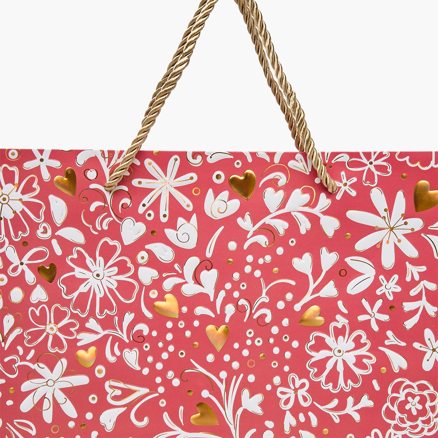 Findz Floral Print Paper Gift Bag - Medium-household-giftingaccessories-giftings-image-3