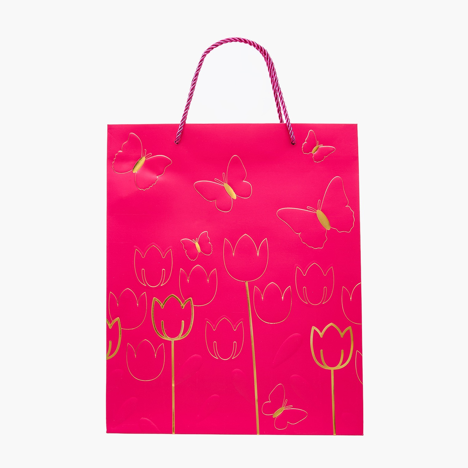 Findz Tulip Print Paper Gift Bag - Medium-household-giftingaccessories-giftings-image-1