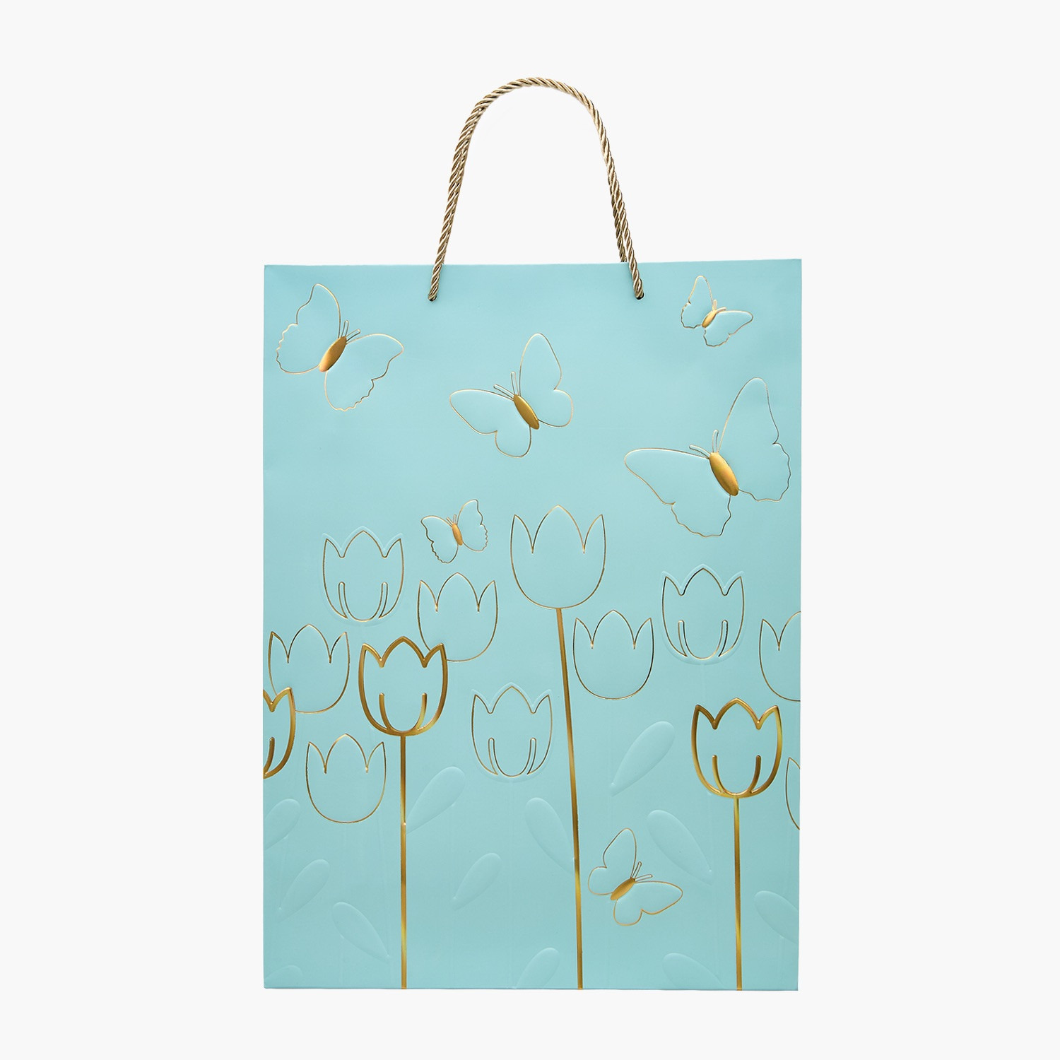 Findz Tulip Print Paper Gift Bag - Large-household-giftingaccessories-giftings-image-1
