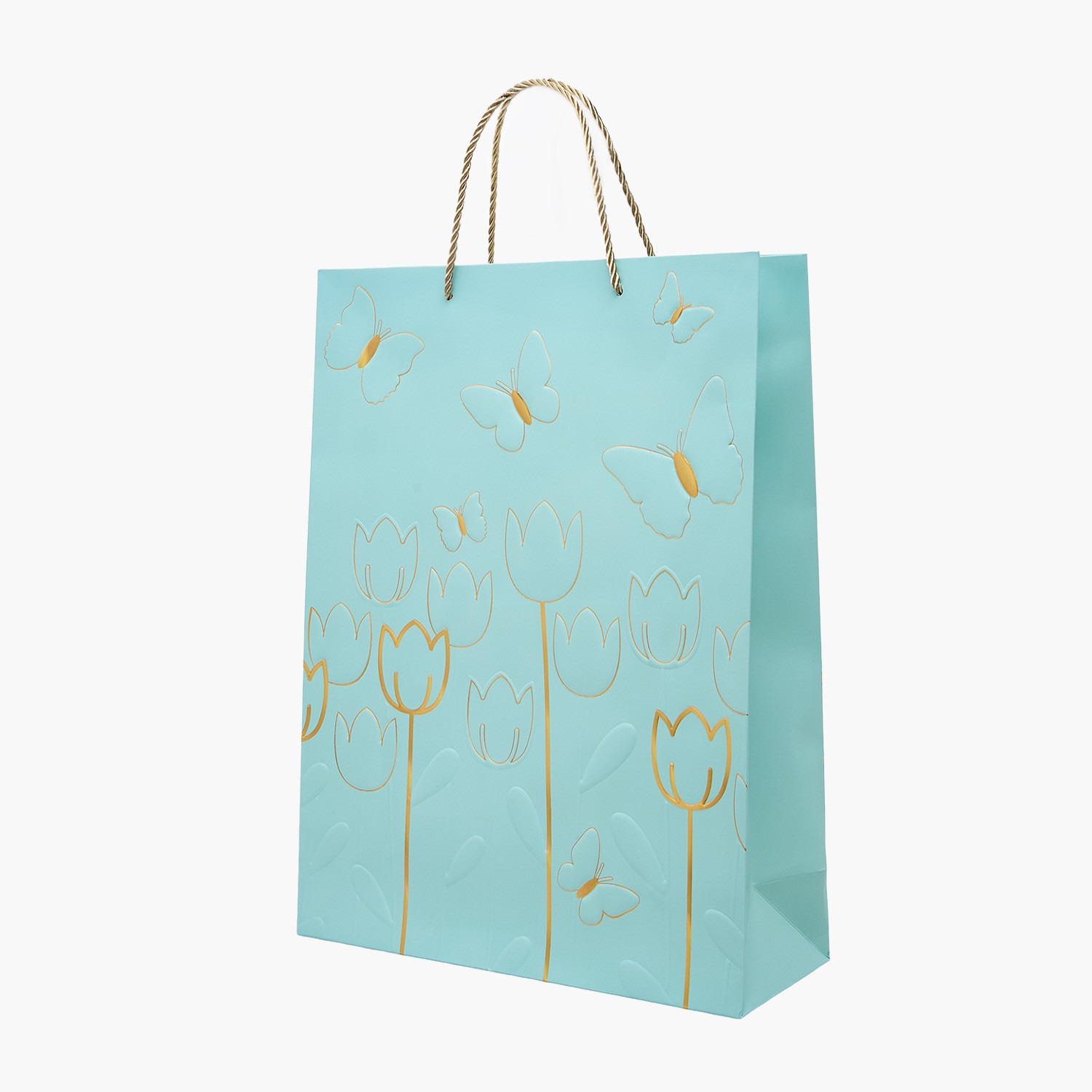 Findz Tulip Print Paper Gift Bag - Large-household-giftingaccessories-giftings-image-2