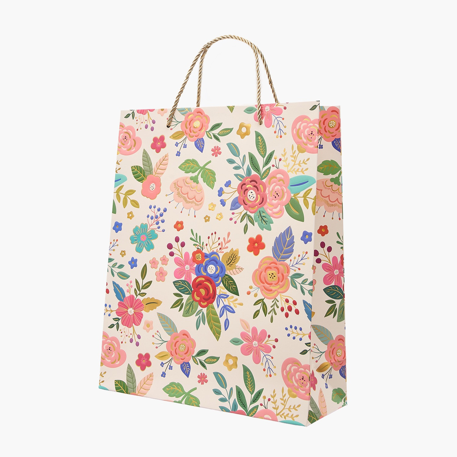Findz Floral Print Paper Gift Bag - Medium-household-giftingaccessories-giftings-image-2
