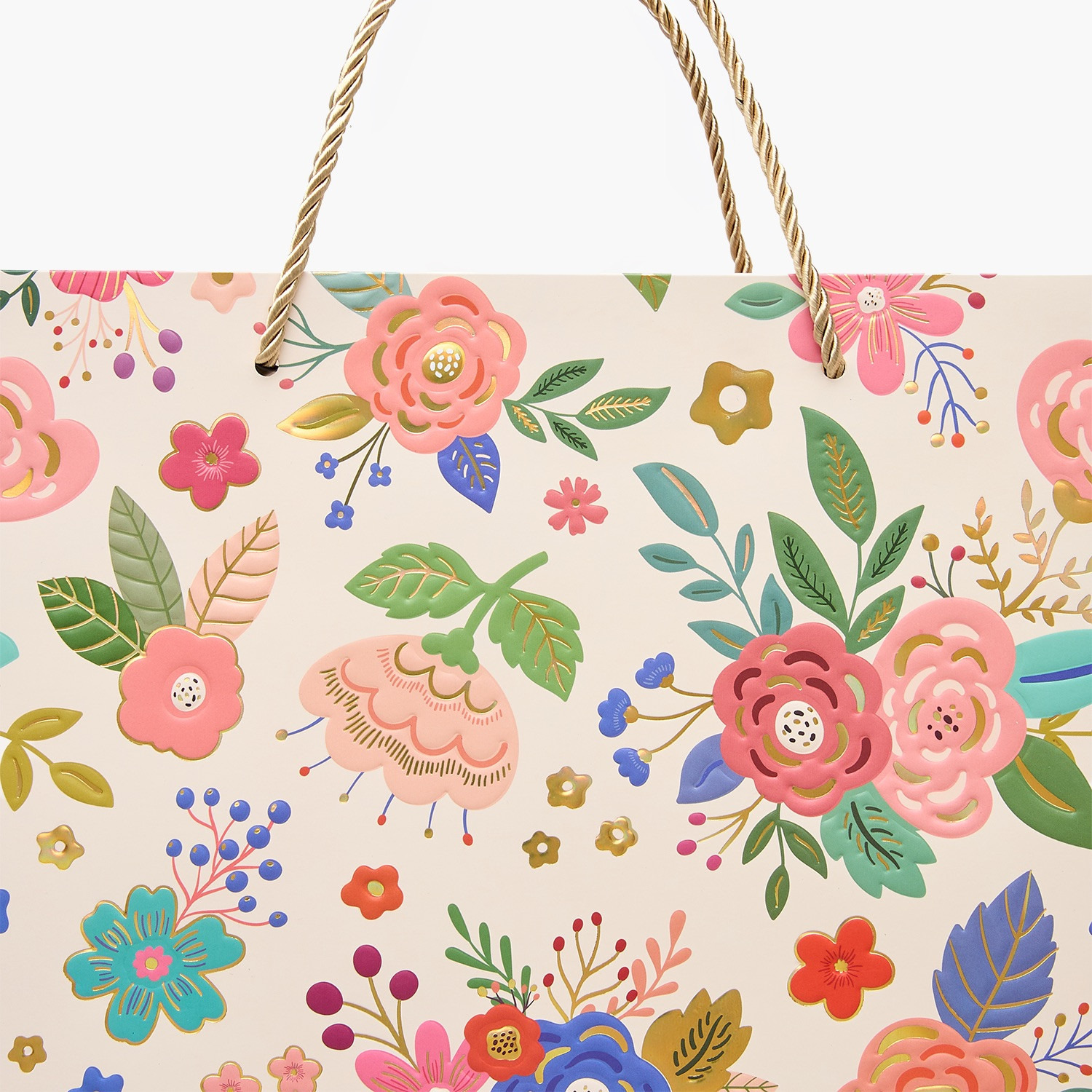 Findz Floral Print Paper Gift Bag - Medium-household-giftingaccessories-giftings-image-3