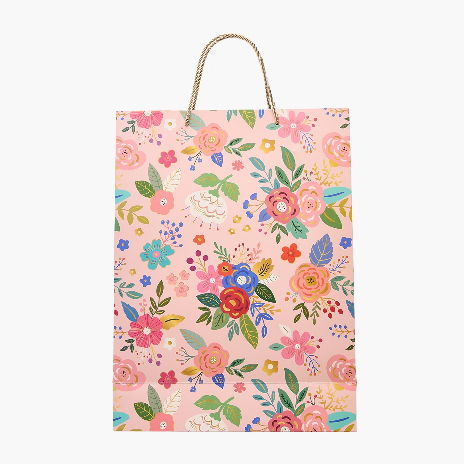 Findz Floral Print Paper Gift Bag - Large-household-giftingaccessories-giftings-image-1