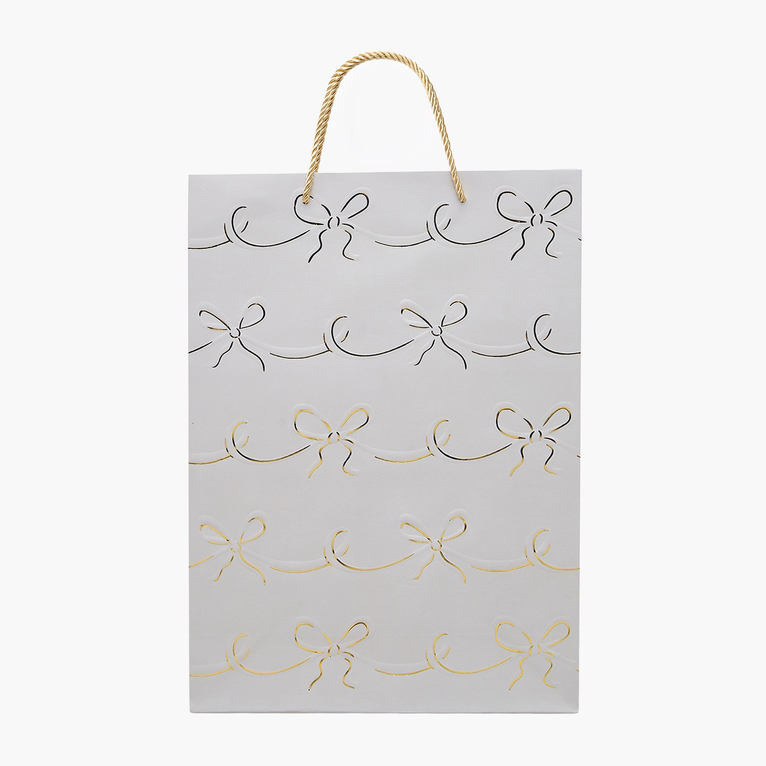 Findz Bow Print Paper Gift Bag - Large-household-giftingaccessories-giftings-image-1