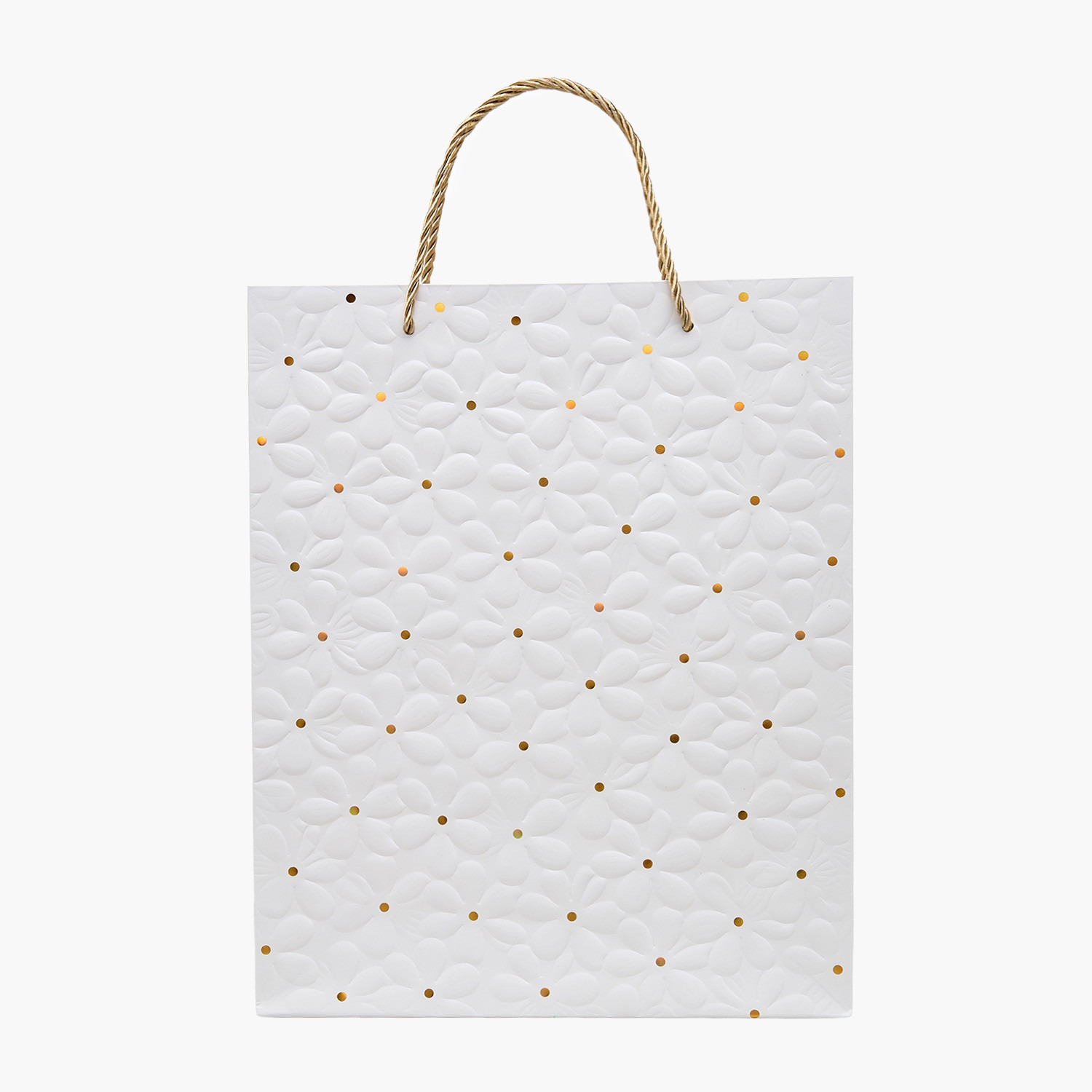 Findz Floral Embossed Paper Gift Bag - Medium-household-giftingaccessories-giftings-image-1