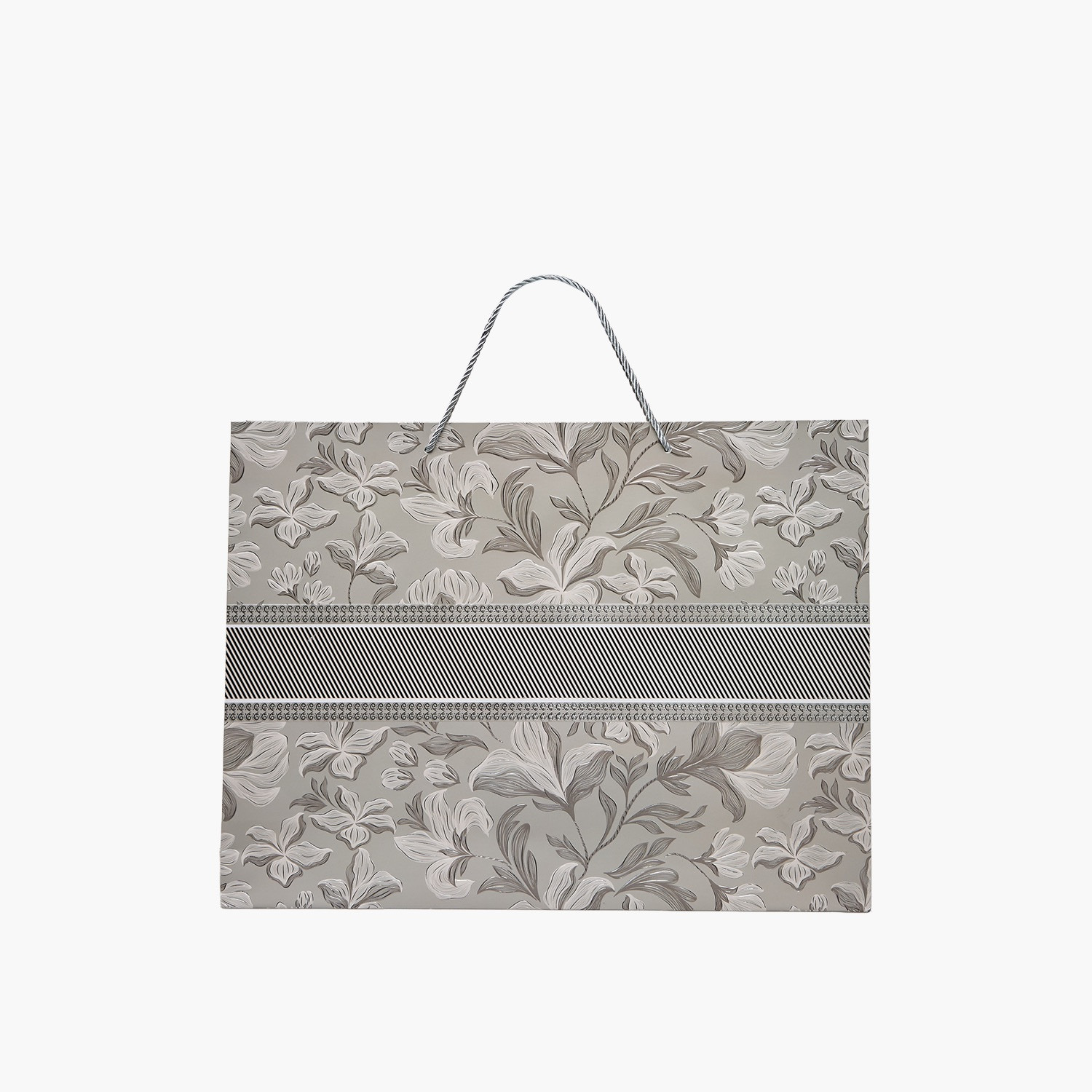 Findz Flower Print Paper Gift Bag - Large-household-giftingaccessories-giftings-image-1