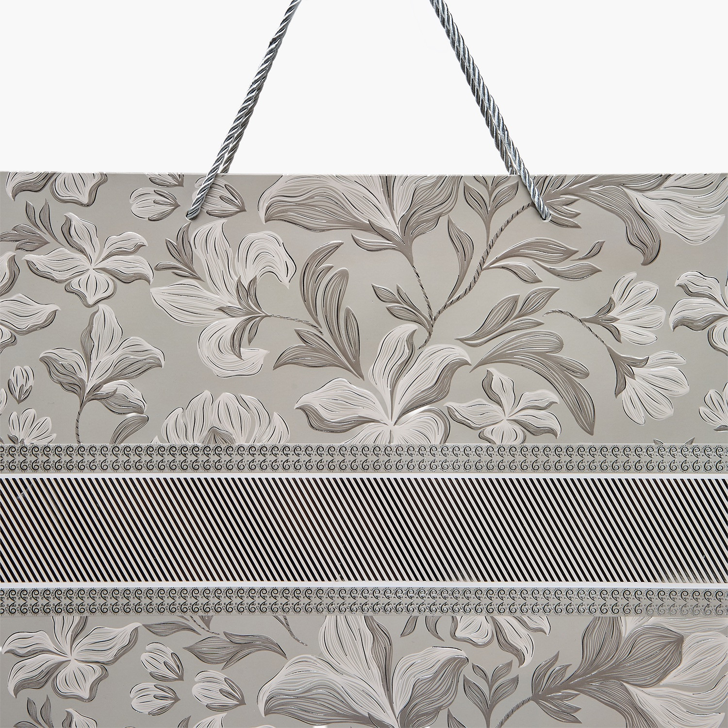 Findz Flower Print Paper Gift Bag - Large-household-giftingaccessories-giftings-image-3