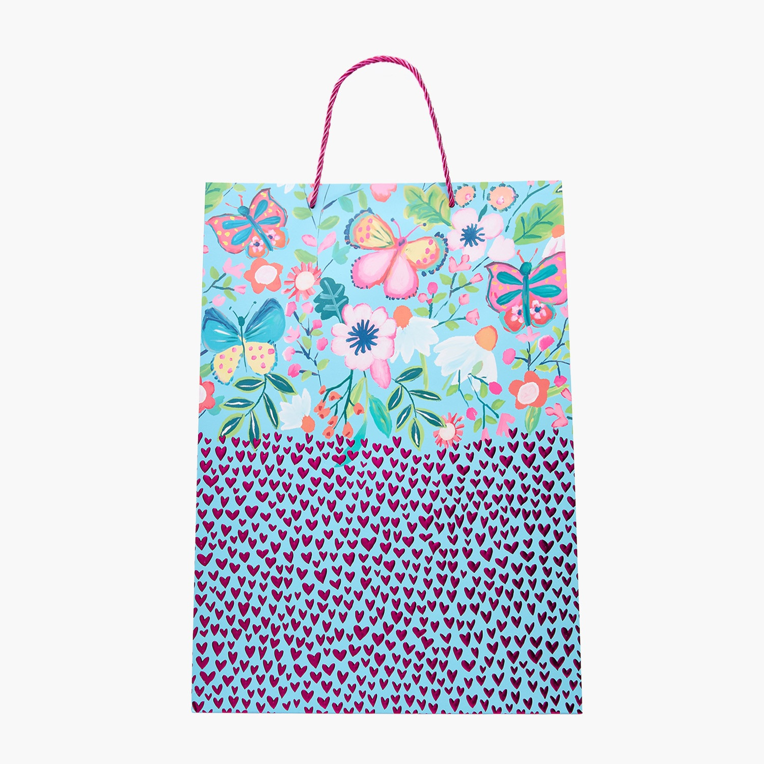 Findz Floral Print Paper Gift Bag - Large-household-giftingaccessories-giftings-image-1