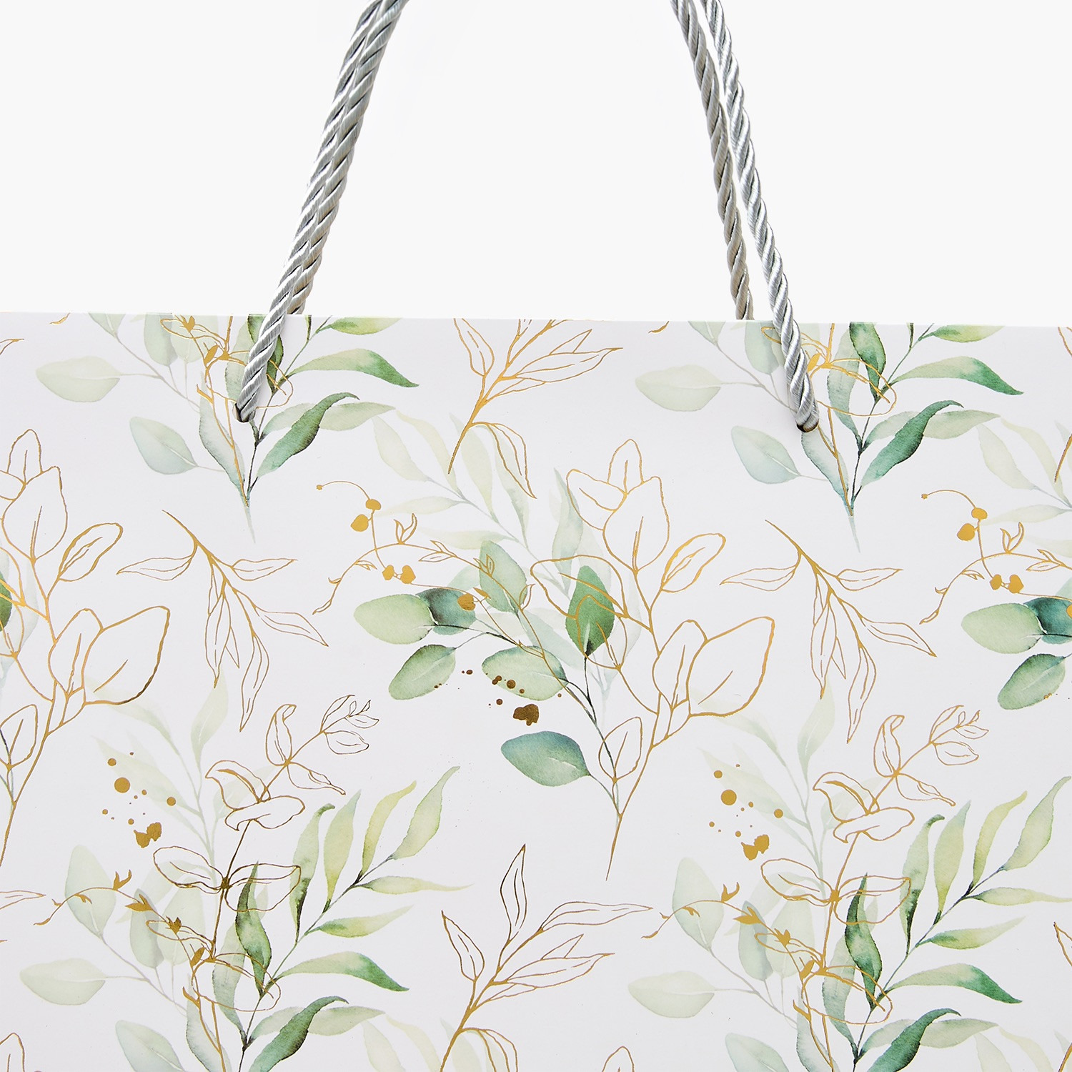 Findz Leaf Print Paper Gift Bag - Medium-household-giftingaccessories-giftings-image-3