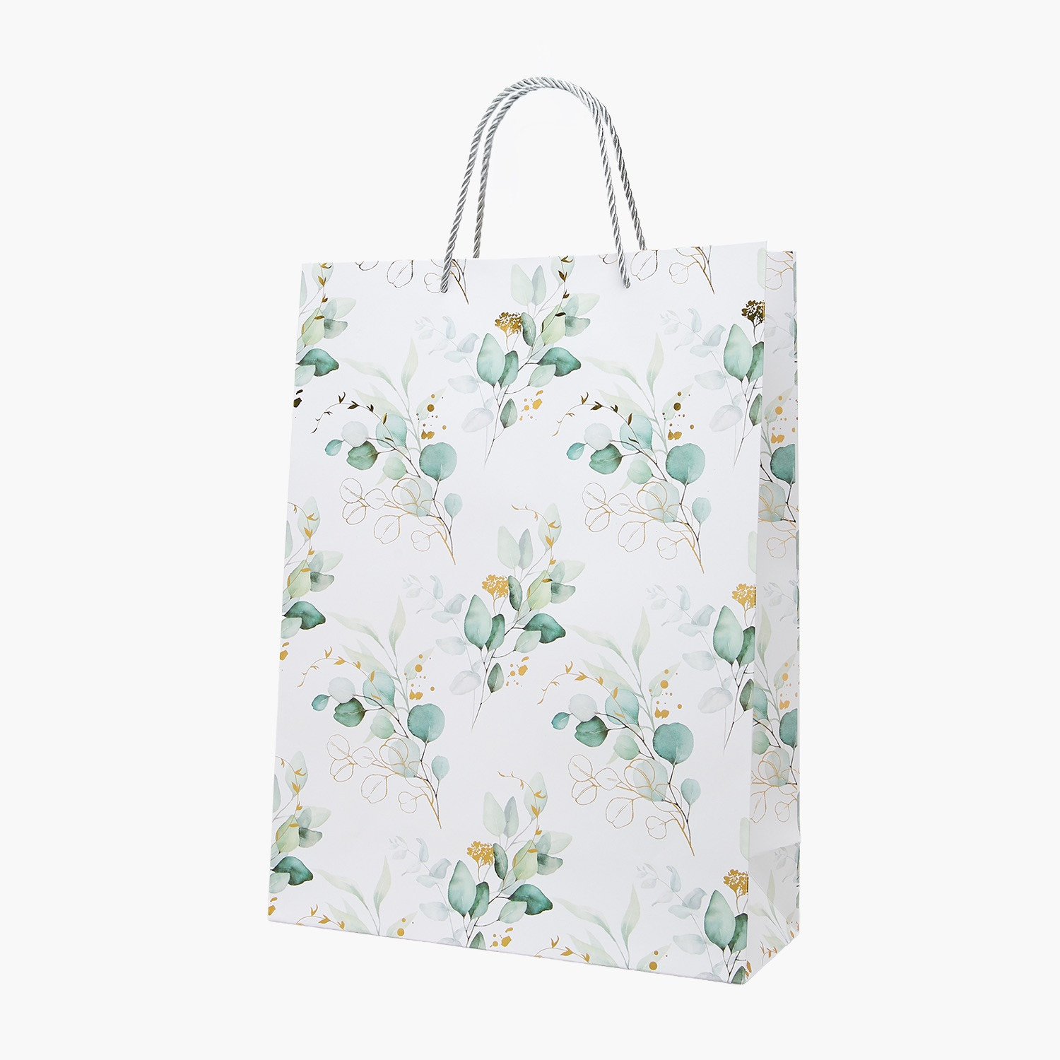 Findz Leaf Print Paper Gift Bag - Large-household-giftingaccessories-giftings-image-2