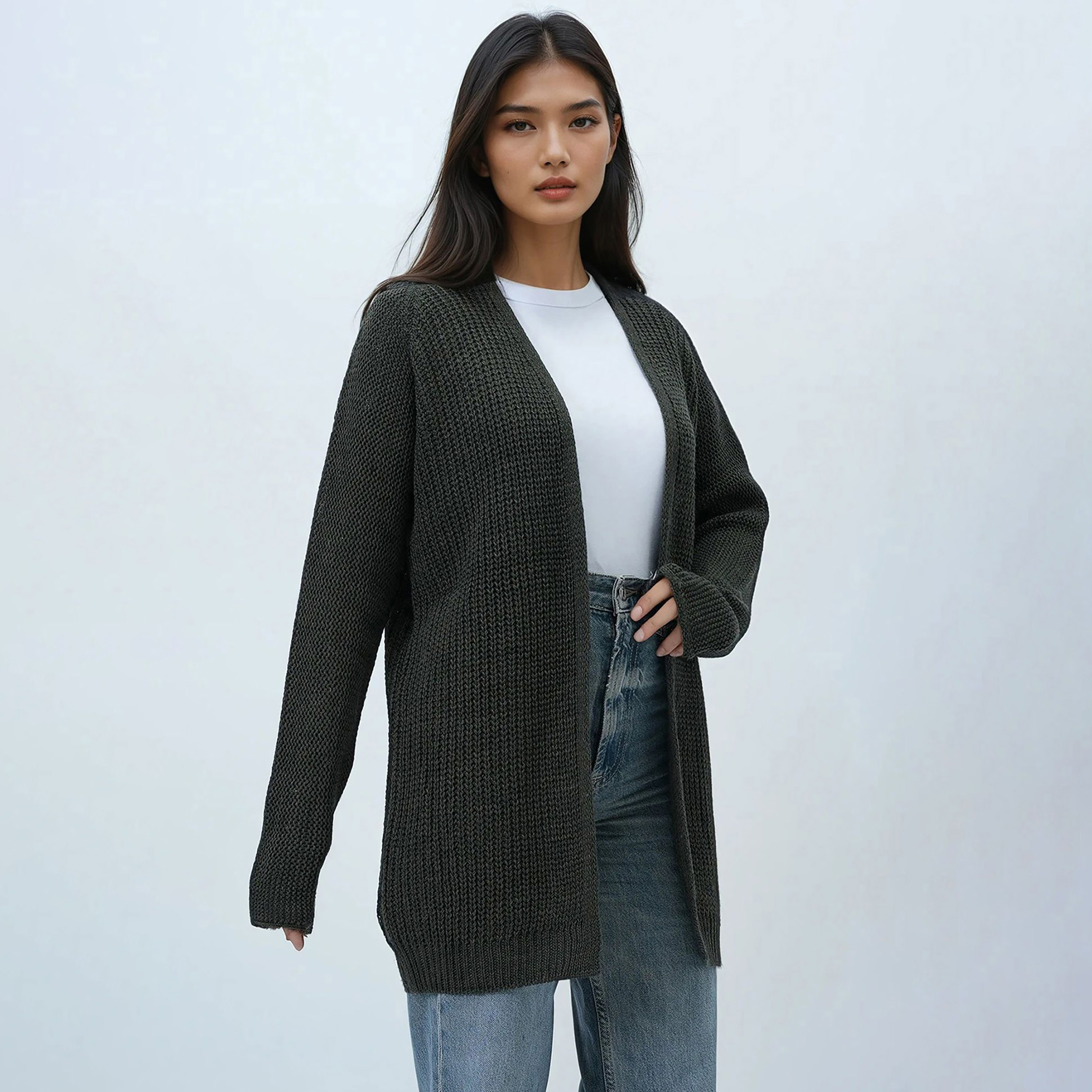 Trend Alacati Stili Knitted Women's Cardigan-women-winterwear-cardigansandjumpers-cardigans-image-5