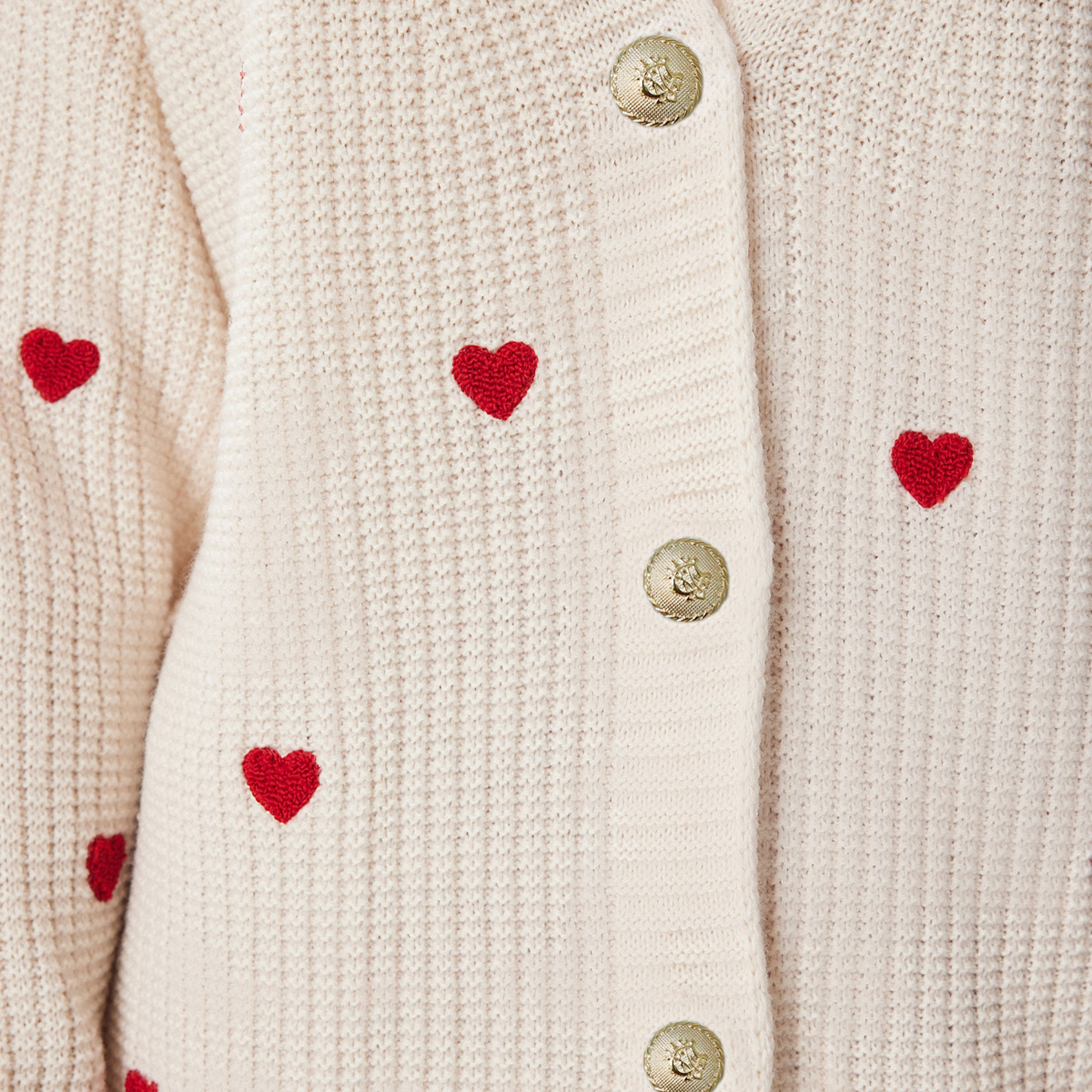 كارديغان نسائي بأكمام مطرز من إسطنبول كريم القلب من إسطنبول-women-winterwear-cardigansandjumpers-cardigans-image-4