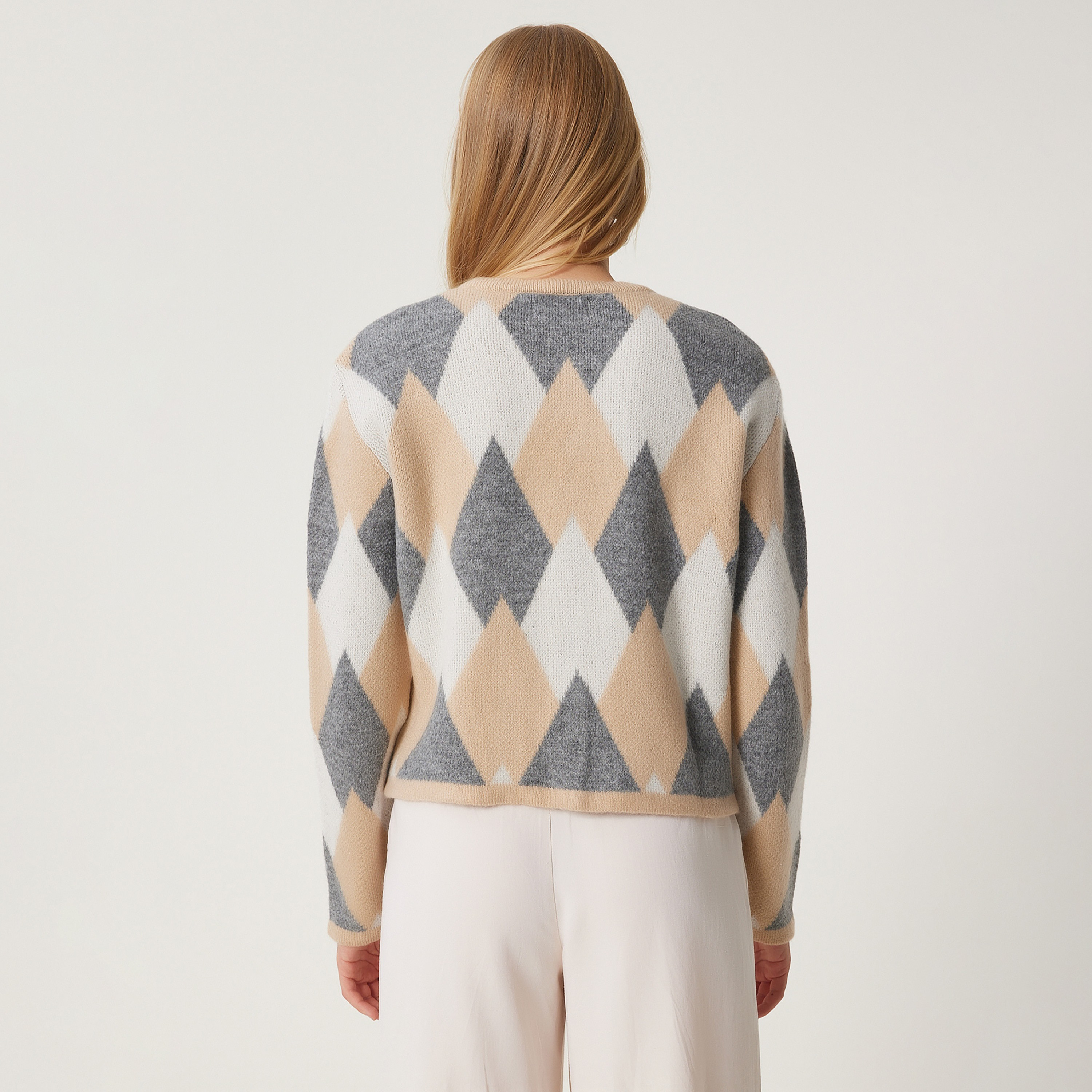 سعادة إسطنبول سترة نسائية متعددة الألوان أرجايل-women-winterwear-cardigansandjumpers-cardigans-image-3
