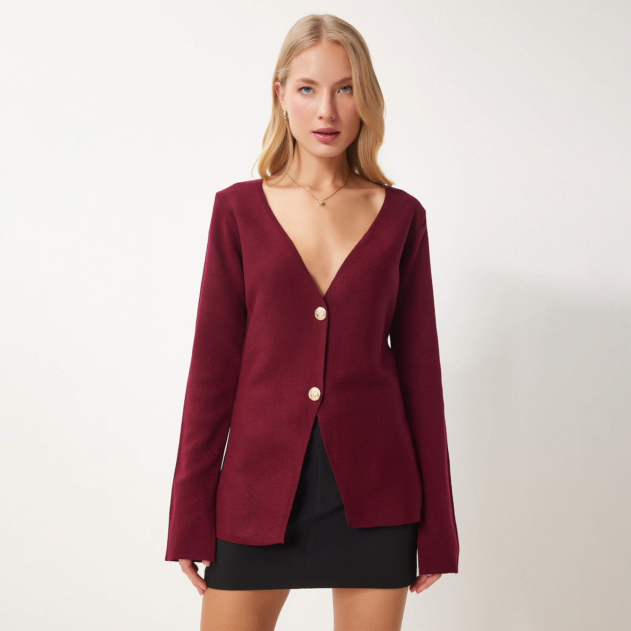 Happiness Istanbul Women's Cardigan-women-winterwear-cardigansandjumpers-cardigans-image-6