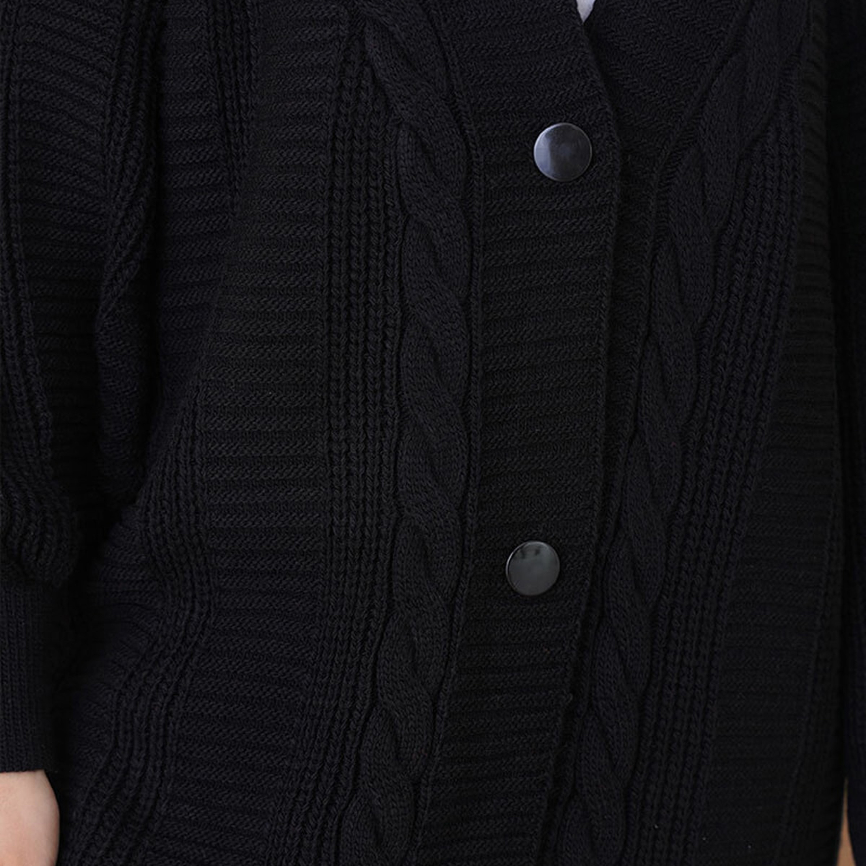 Bigdart Cable Knitted Women's Cardigan-women-winterwear-cardigansandjumpers-cardigans-image-4
