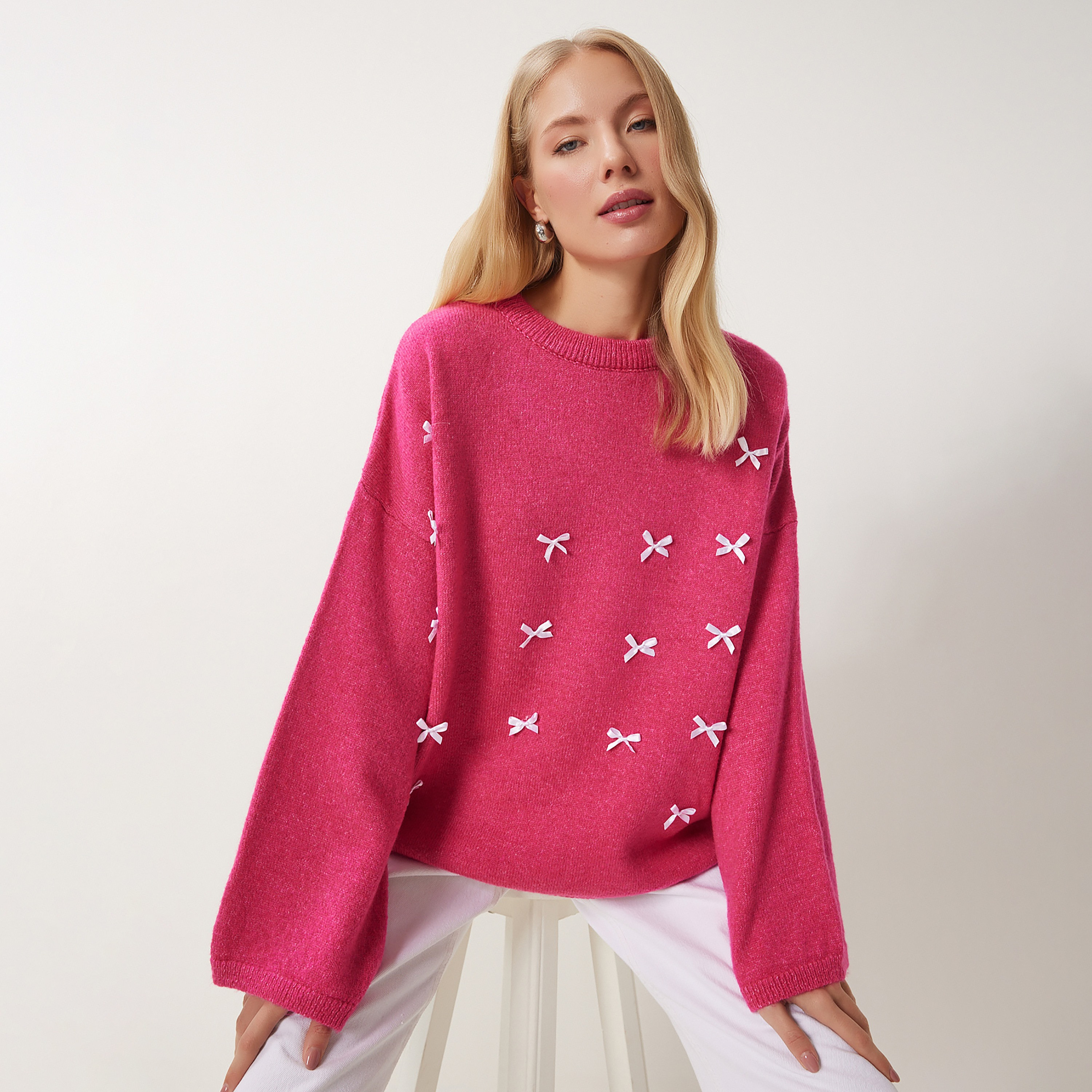 سترة نسائية بأكمام مفصلة بأكمام سفلية من إسطنبول-women-clothing-cardigansandjumpers-jumpers-image-1