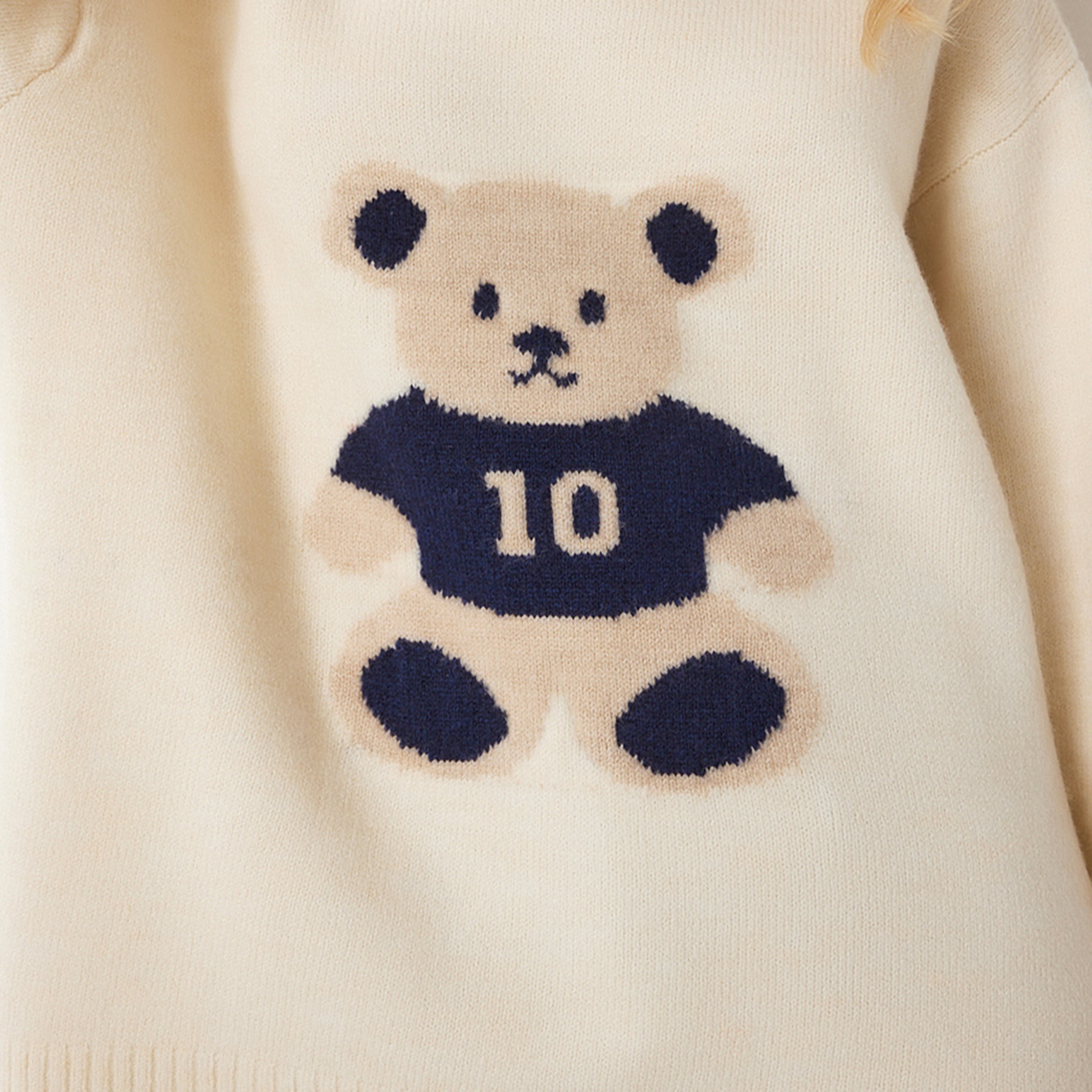 سعادة إسطنبول دب محبوك بأكمام متدللة سترة نسائية-women-clothing-cardigansandjumpers-jumpers-image-1