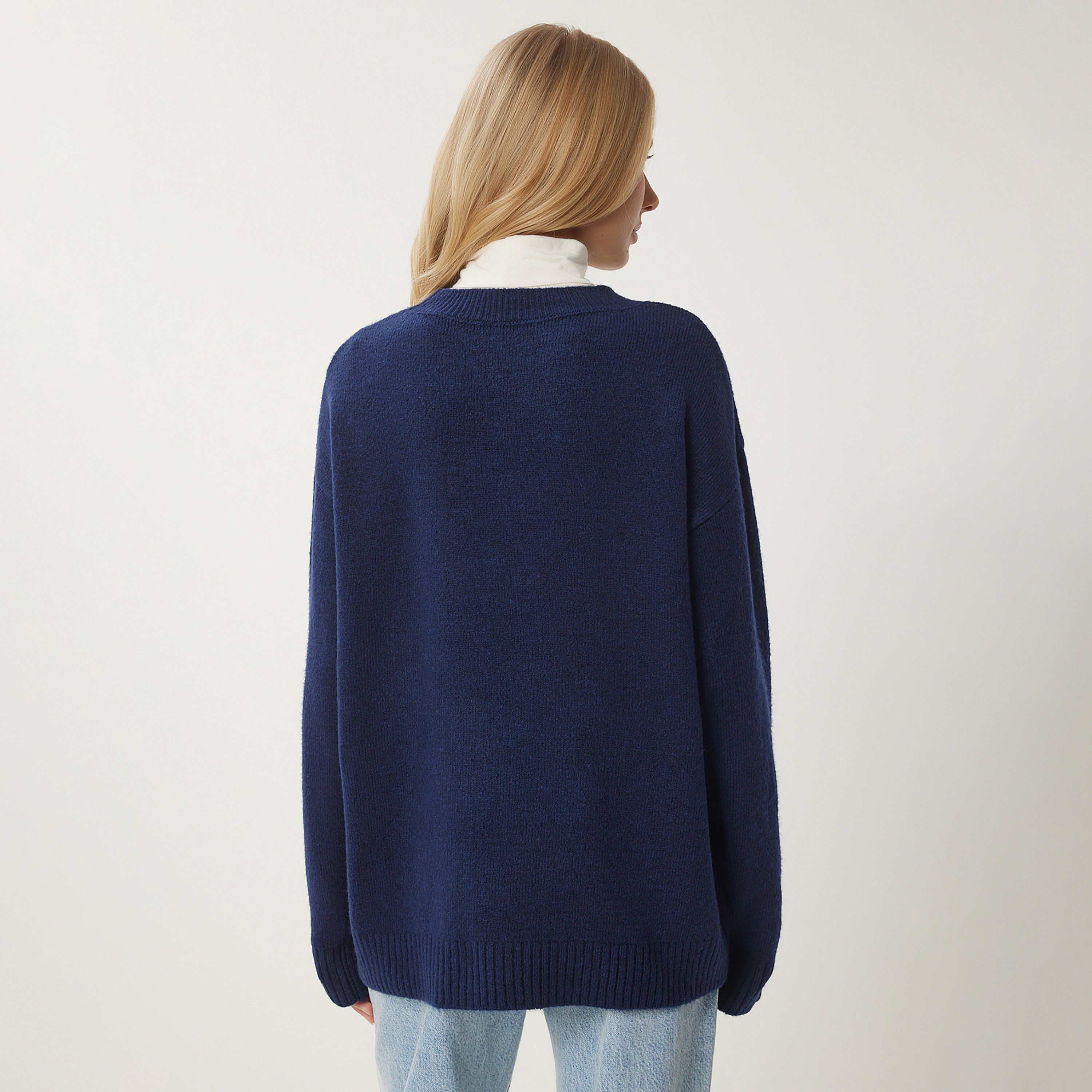 سعادة إسطنبول دب محبوك بأكمام متدللة سترة نسائية-women-clothing-cardigansandjumpers-jumpers-image-2