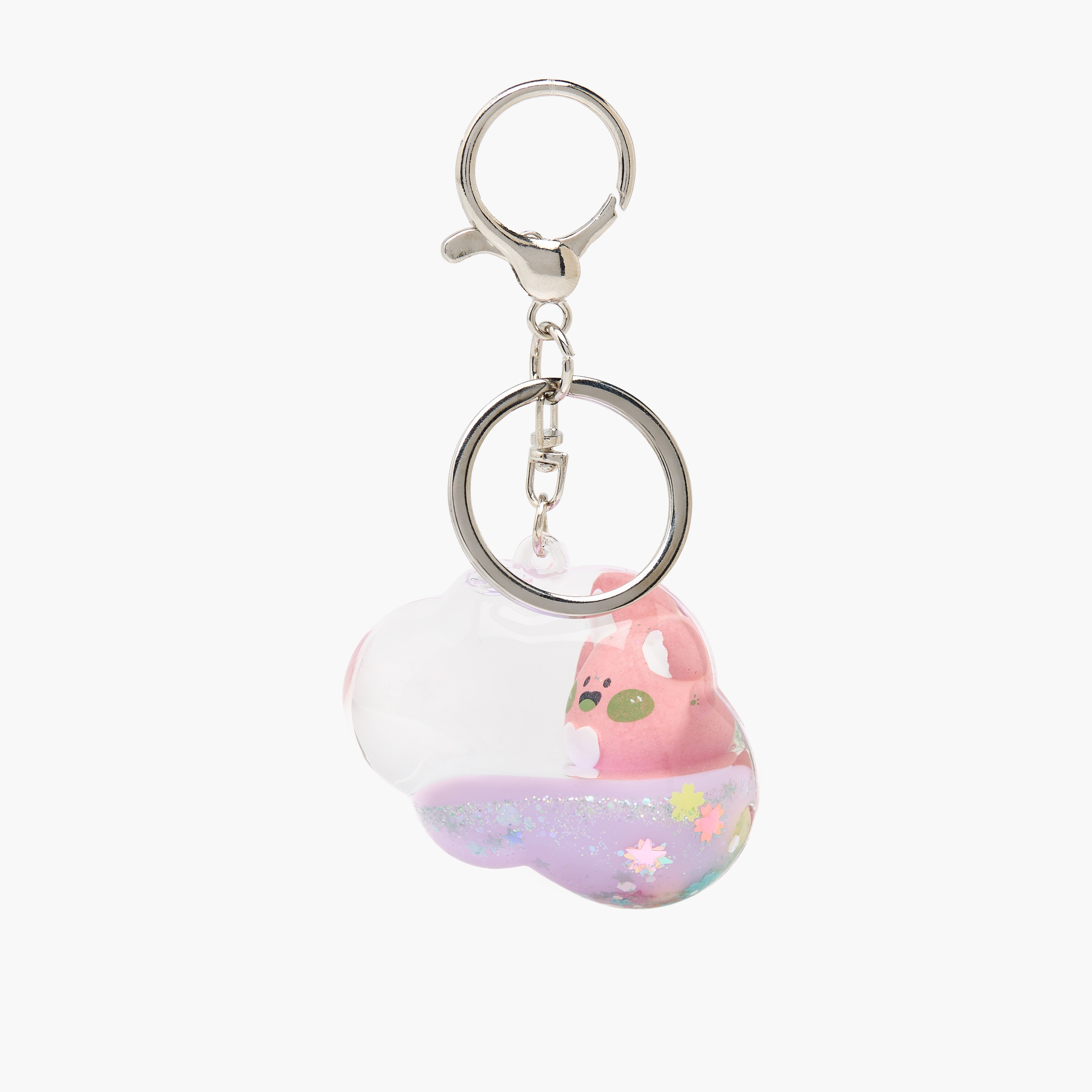 Keychain with Liquid Cloud Charm-girls-accessories-keyringsandbagcharms-image-1