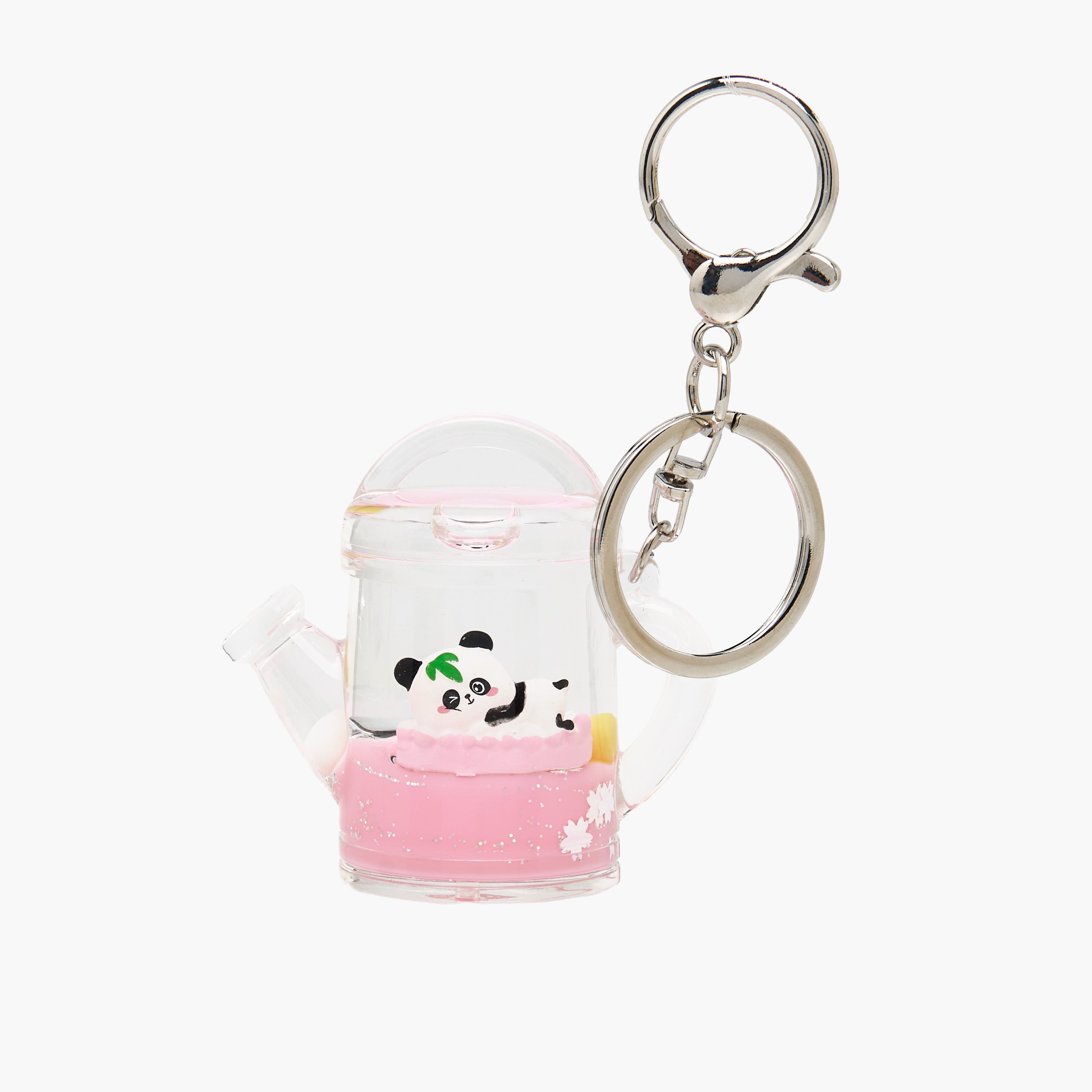 Keychain with Liquid Watering Can Charm-girls-accessories-keyringsandbagcharms-image-1