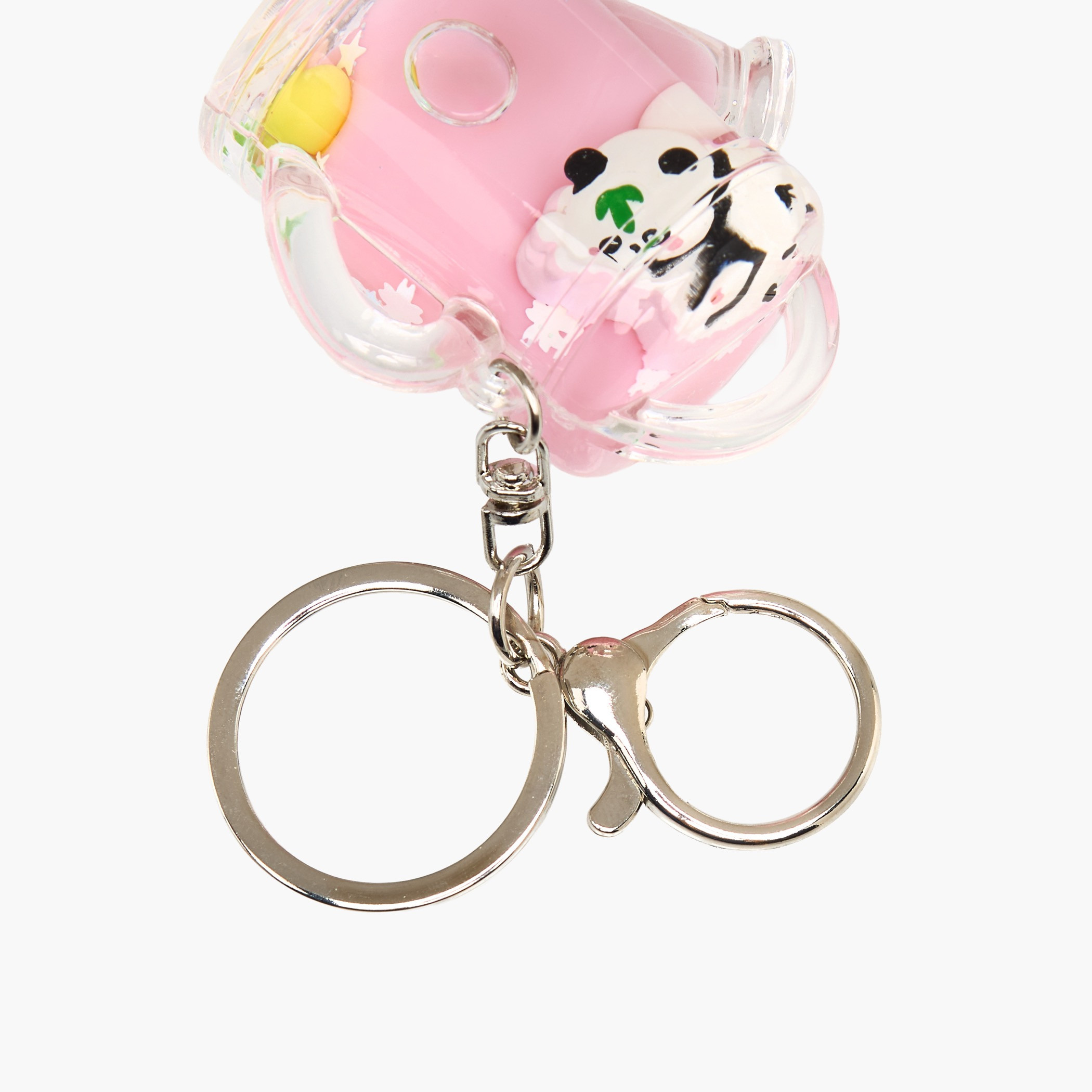 Keychain with Liquid Watering Can Charm-girls-accessories-keyringsandbagcharms-image-3