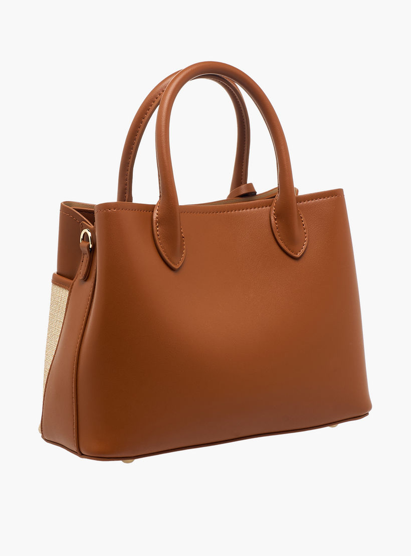 Celeste Textured Tote Bag with Zip Closure-women-bagsandwallets-handbags-image-4