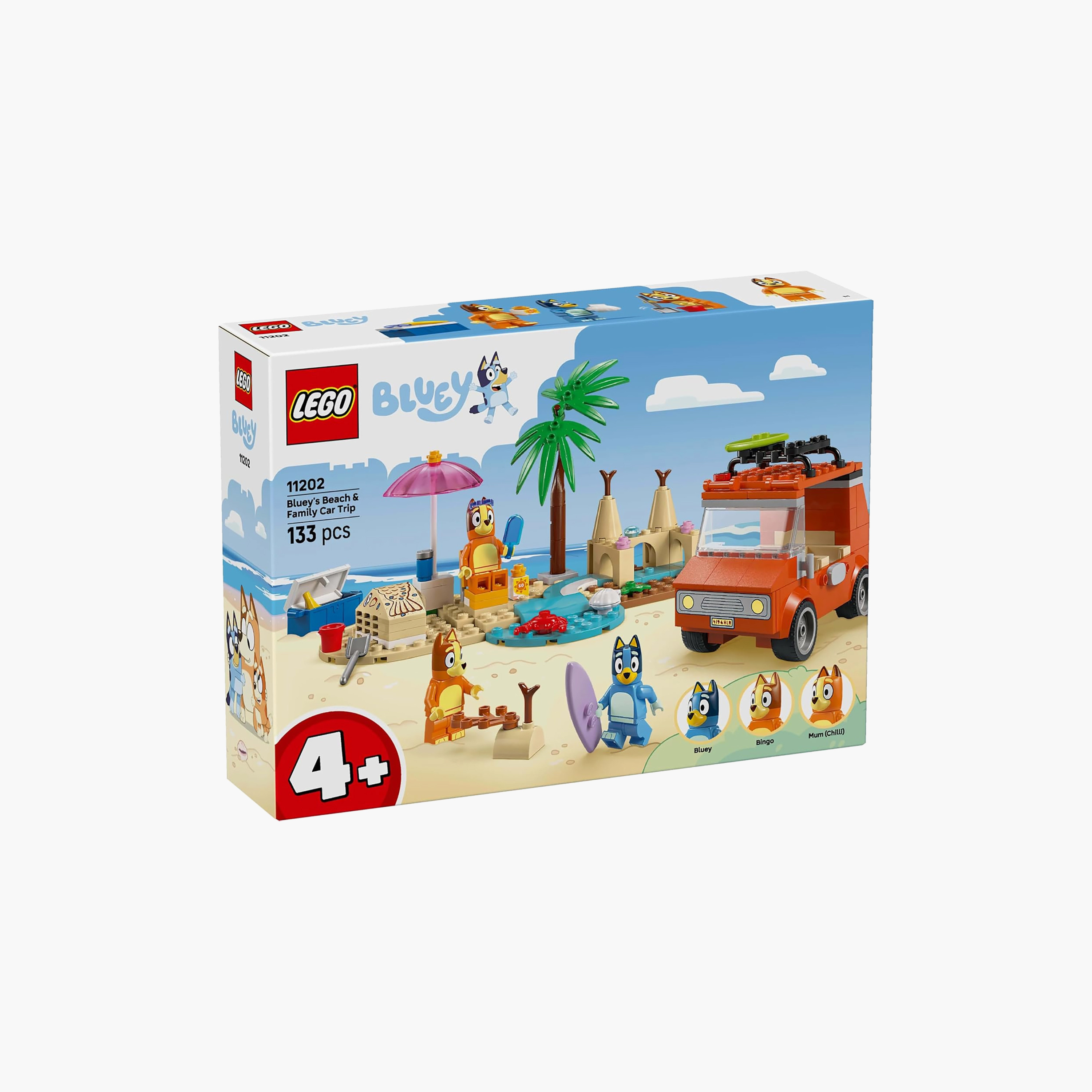 طقم بناء رحلة شاطئ بلوي وسيارة العائلة لمرحلة ما قبل المدرسة 11202 من ليغو-toys-buildingblocks-blocks-image-7