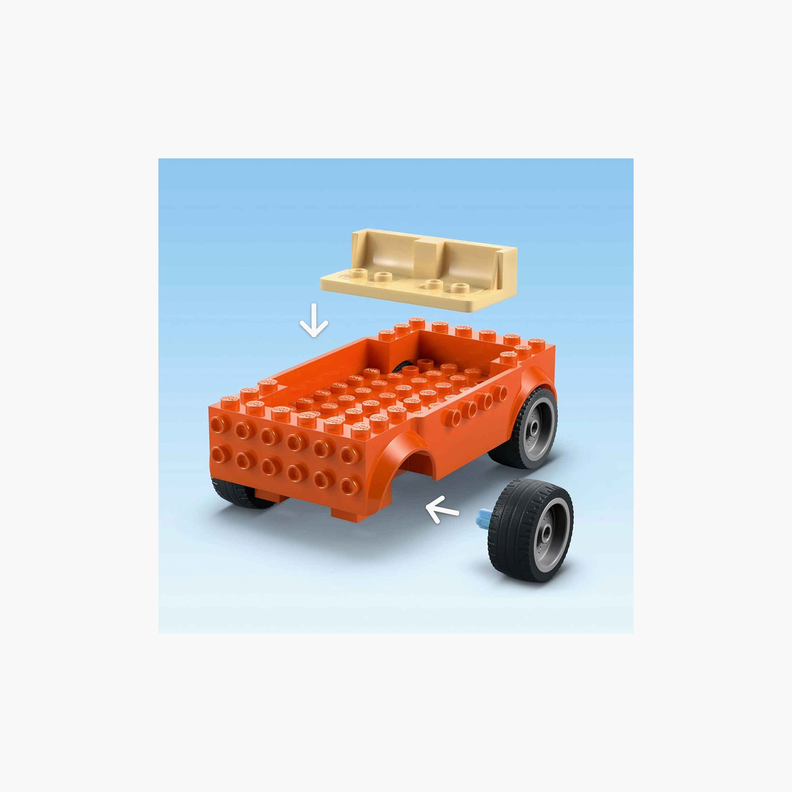 طقم بناء رحلة شاطئ بلوي وسيارة العائلة لمرحلة ما قبل المدرسة 11202 من ليغو-toys-buildingblocks-blocks-image-6