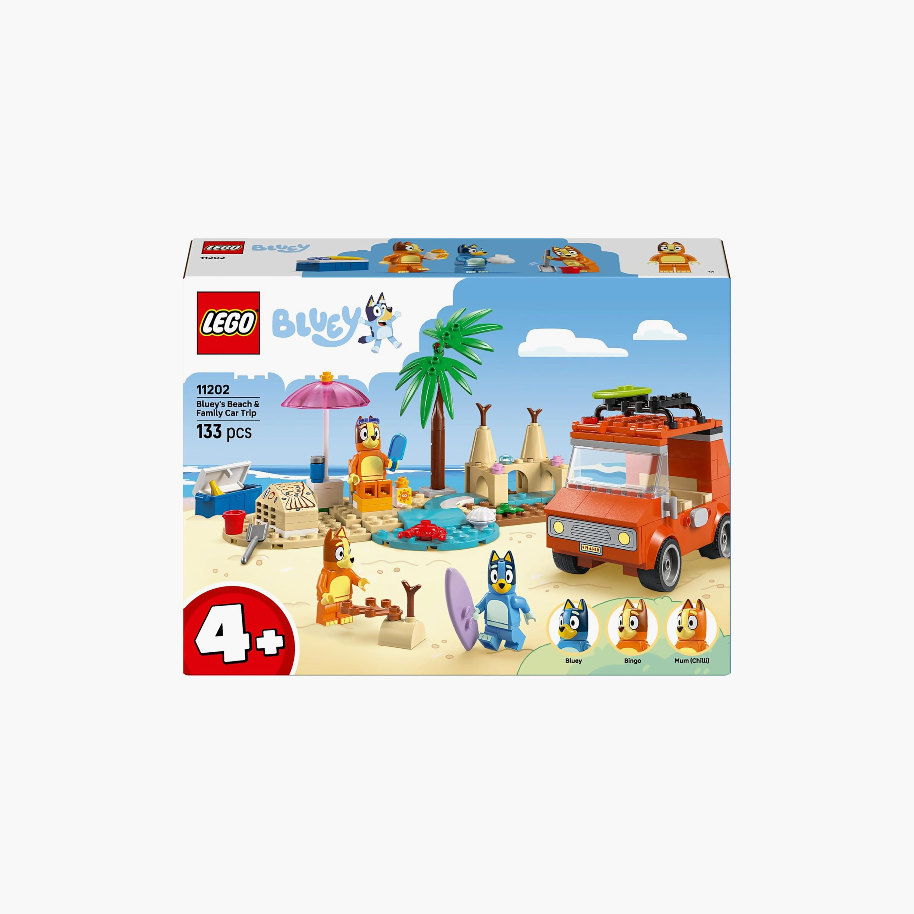 طقم بناء رحلة شاطئ بلوي وسيارة العائلة لمرحلة ما قبل المدرسة 11202 من ليغو-toys-buildingblocks-blocks-image-4