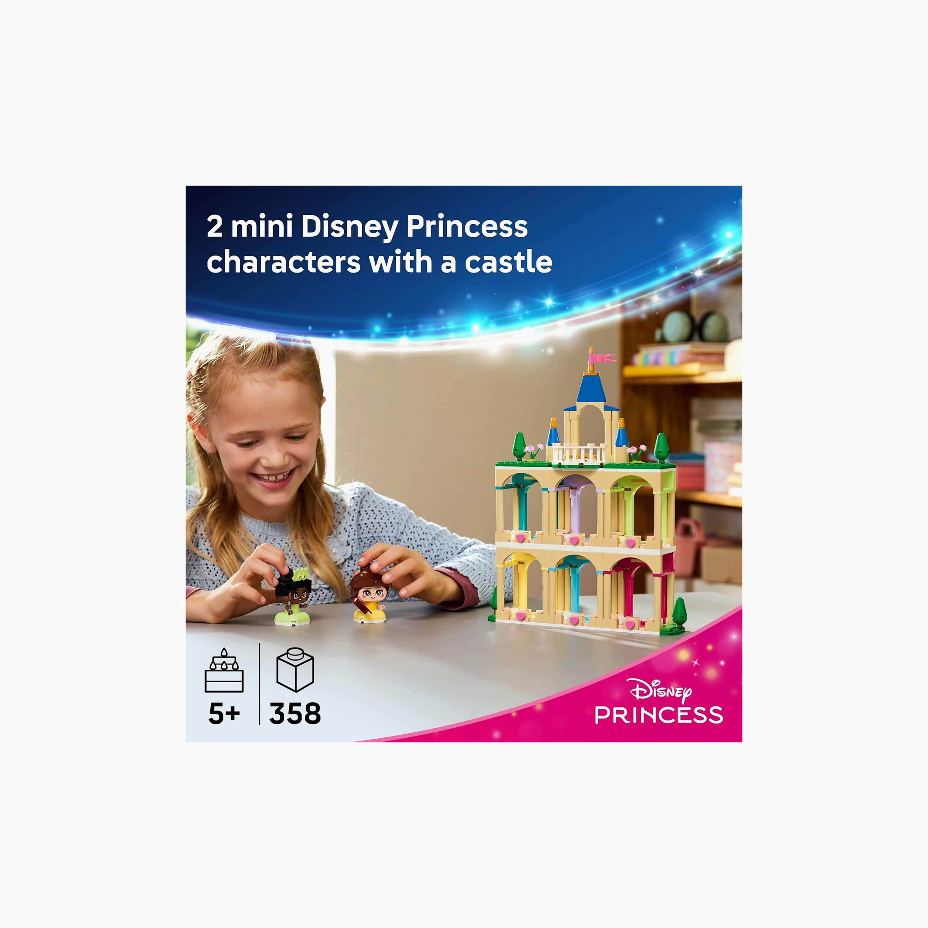 LEGO ǀ Disney Princess Mini Belle & Tiana with Castle 43291-toys-buildingblocks-blocks-image-10