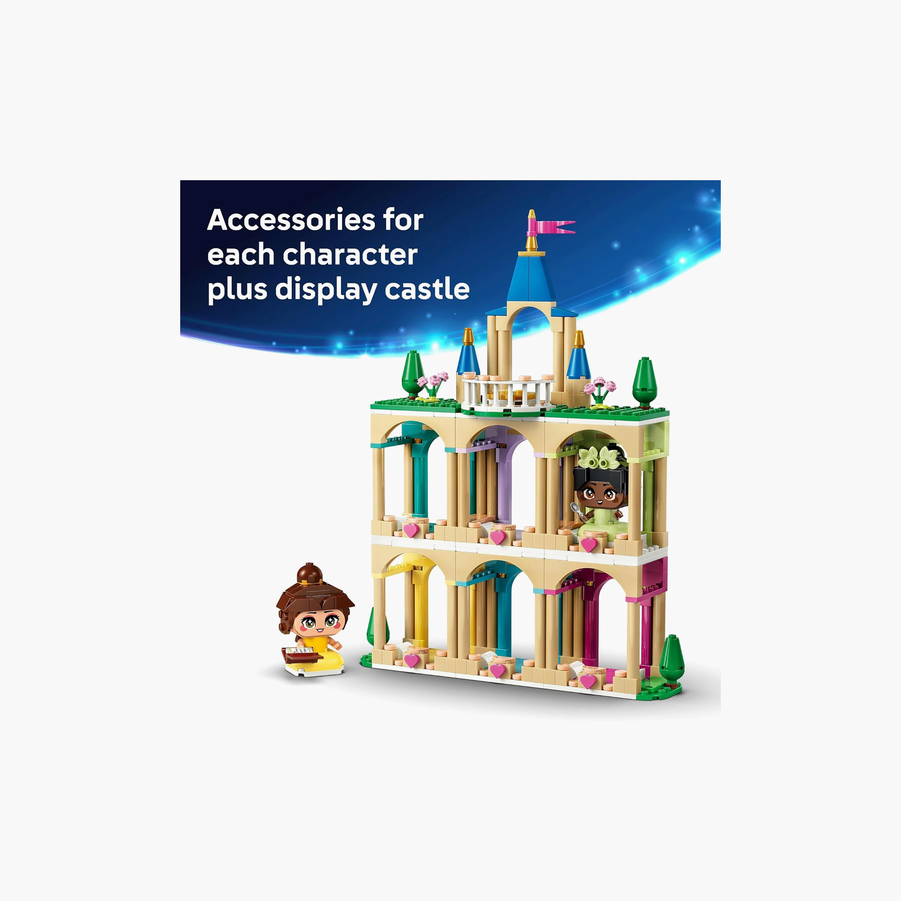 LEGO ǀ Disney Princess Mini Belle & Tiana with Castle 43291-toys-buildingblocks-blocks-image-2