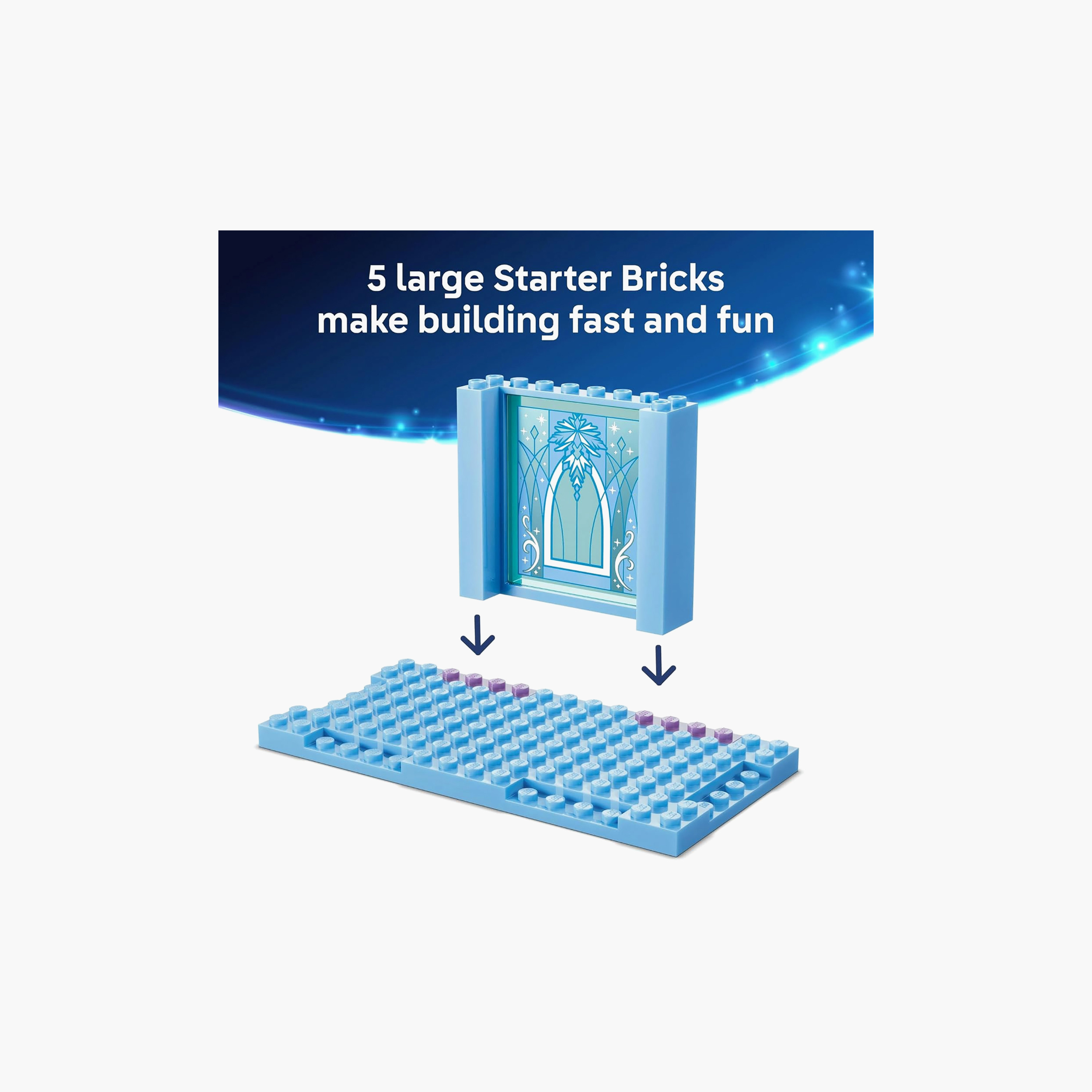 قلعة إلسا الجليدية ومغامرة الركوب في الثلج من ديزني فروزن 43281 من ليغو-toys-buildingblocks-blocks-image-4