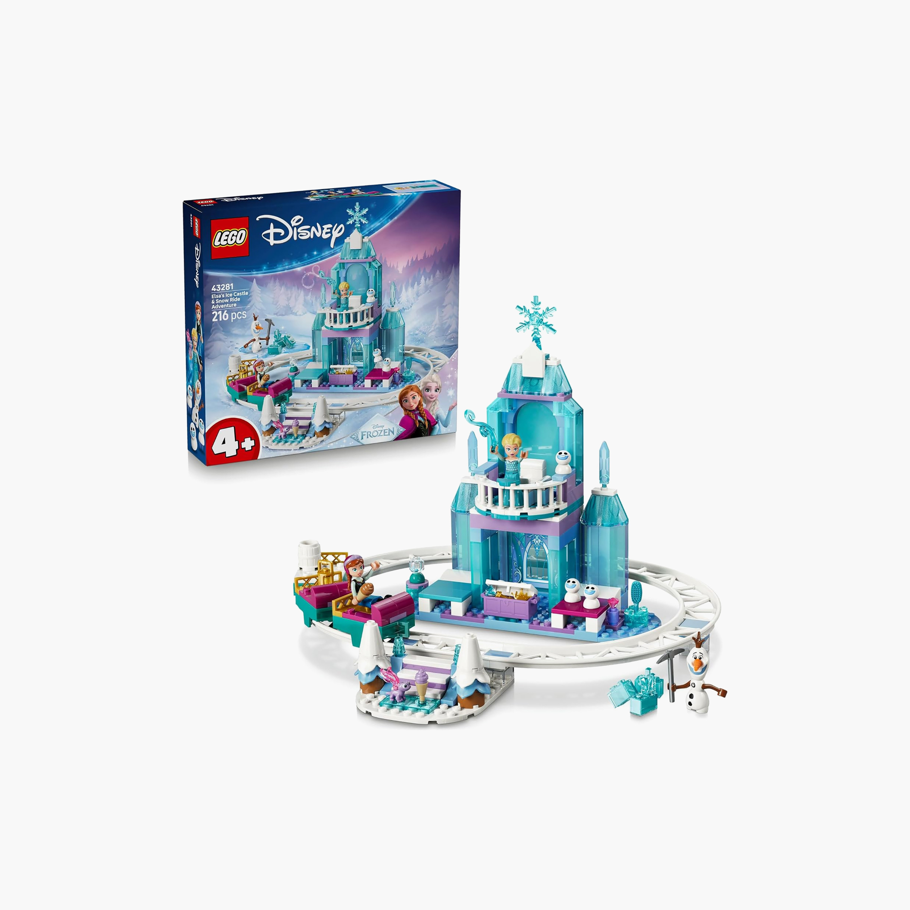 قلعة إلسا الجليدية ومغامرة الركوب في الثلج من ديزني فروزن 43281 من ليغو-toys-buildingblocks-blocks-image-5