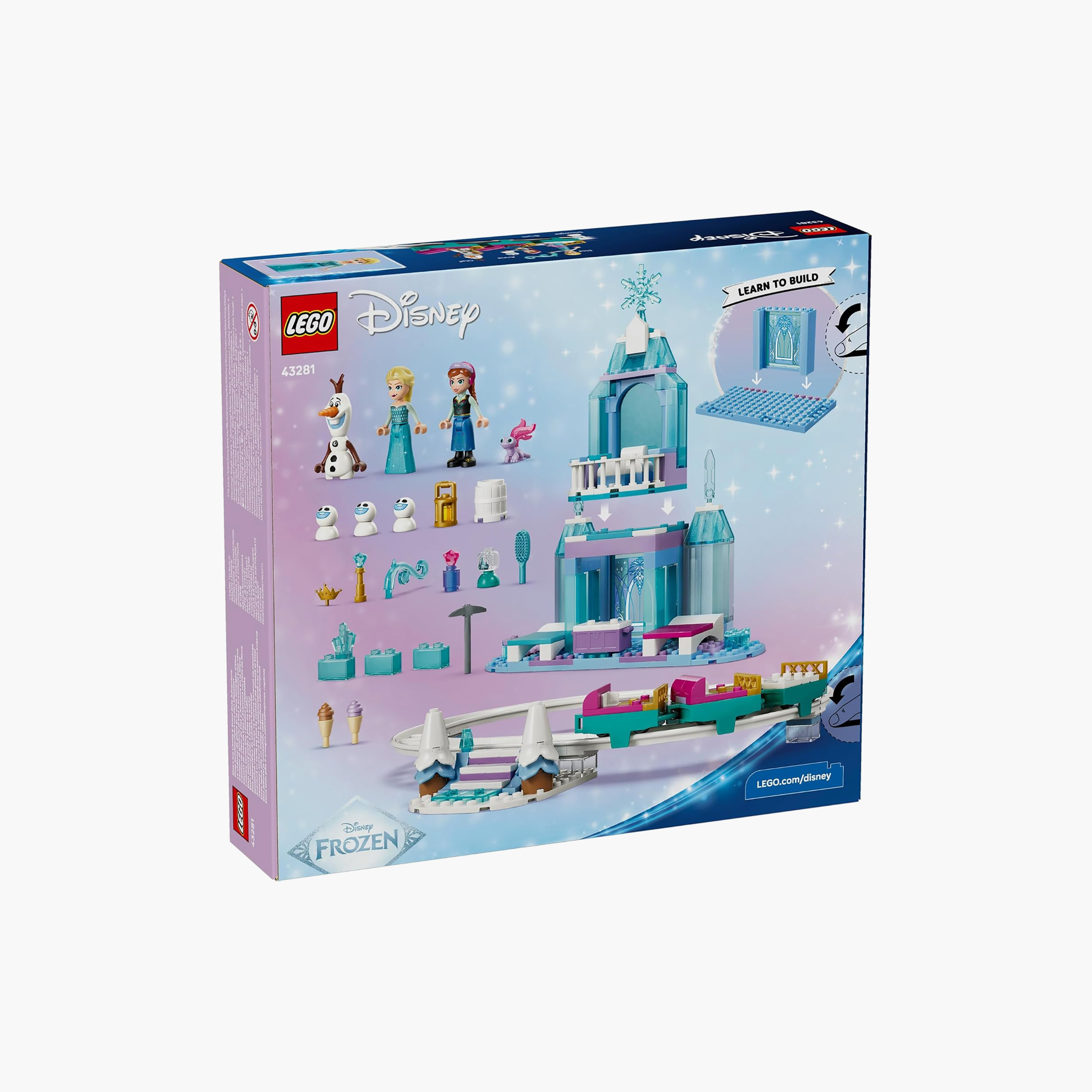 قلعة إلسا الجليدية ومغامرة الركوب في الثلج من ديزني فروزن 43281 من ليغو-toys-buildingblocks-blocks-image-6