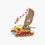 LEGO ǀ Disney Moana’s Adventure Canoe Fantasy Toy Model Kit 43270-toys-buildingblocks-blocks-image-1