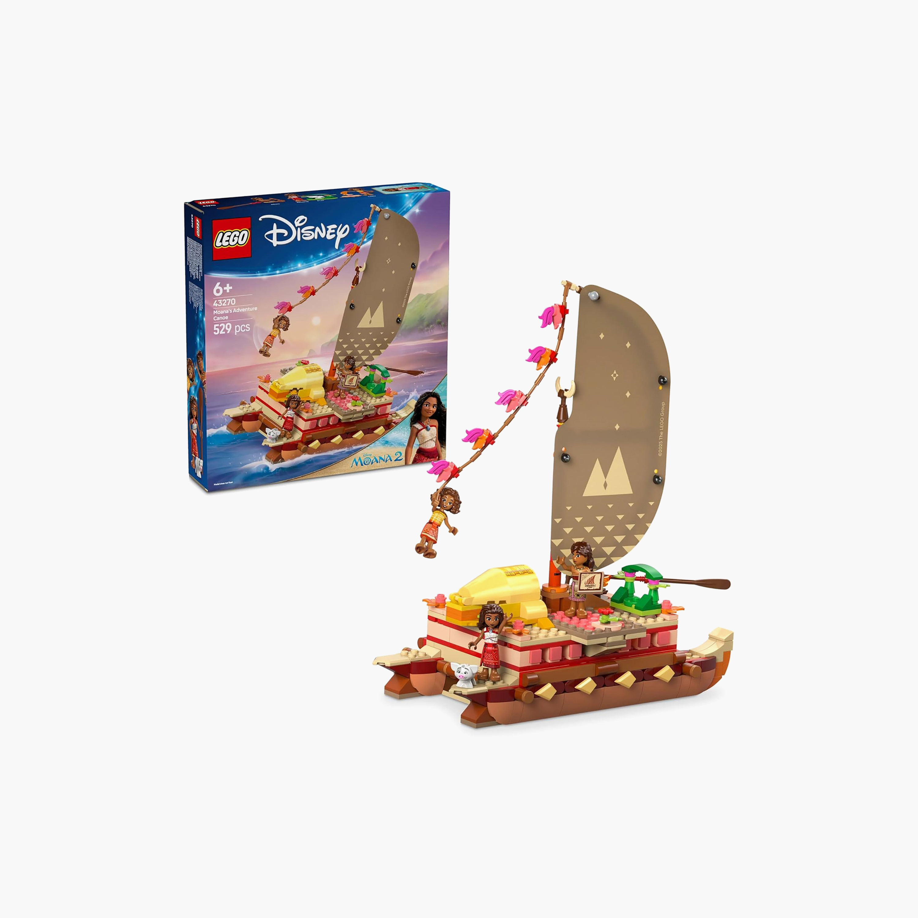 طقم نموذج لعبة كانوه مغامرة موانا من ديزني 43270 من ليغو-toys-buildingblocks-blocks-image-3