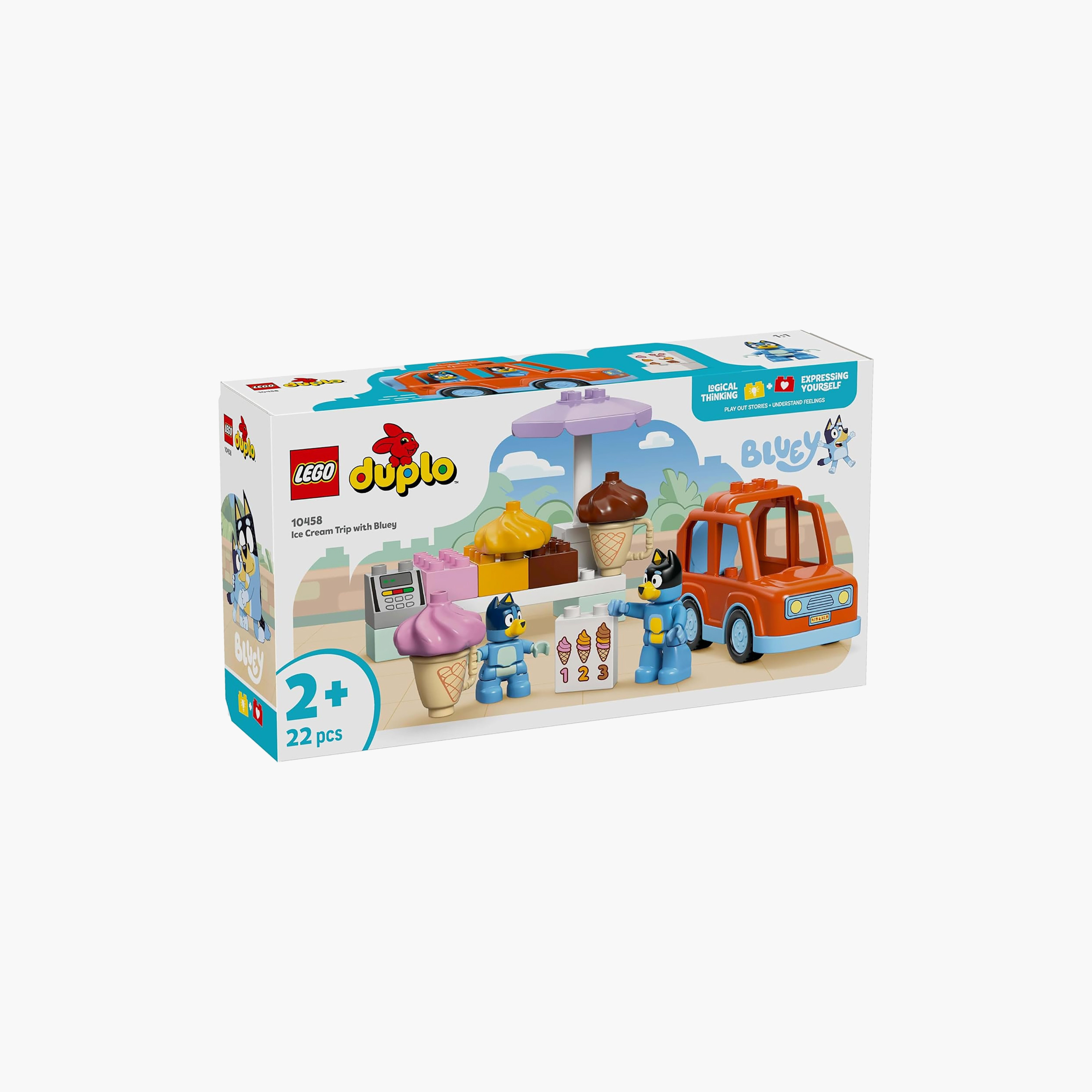LEGO DUPLO Bluey Ice Cream Trip with Bluey Toddler Toy 10458-toys-buildingblocks-blocks-image-3