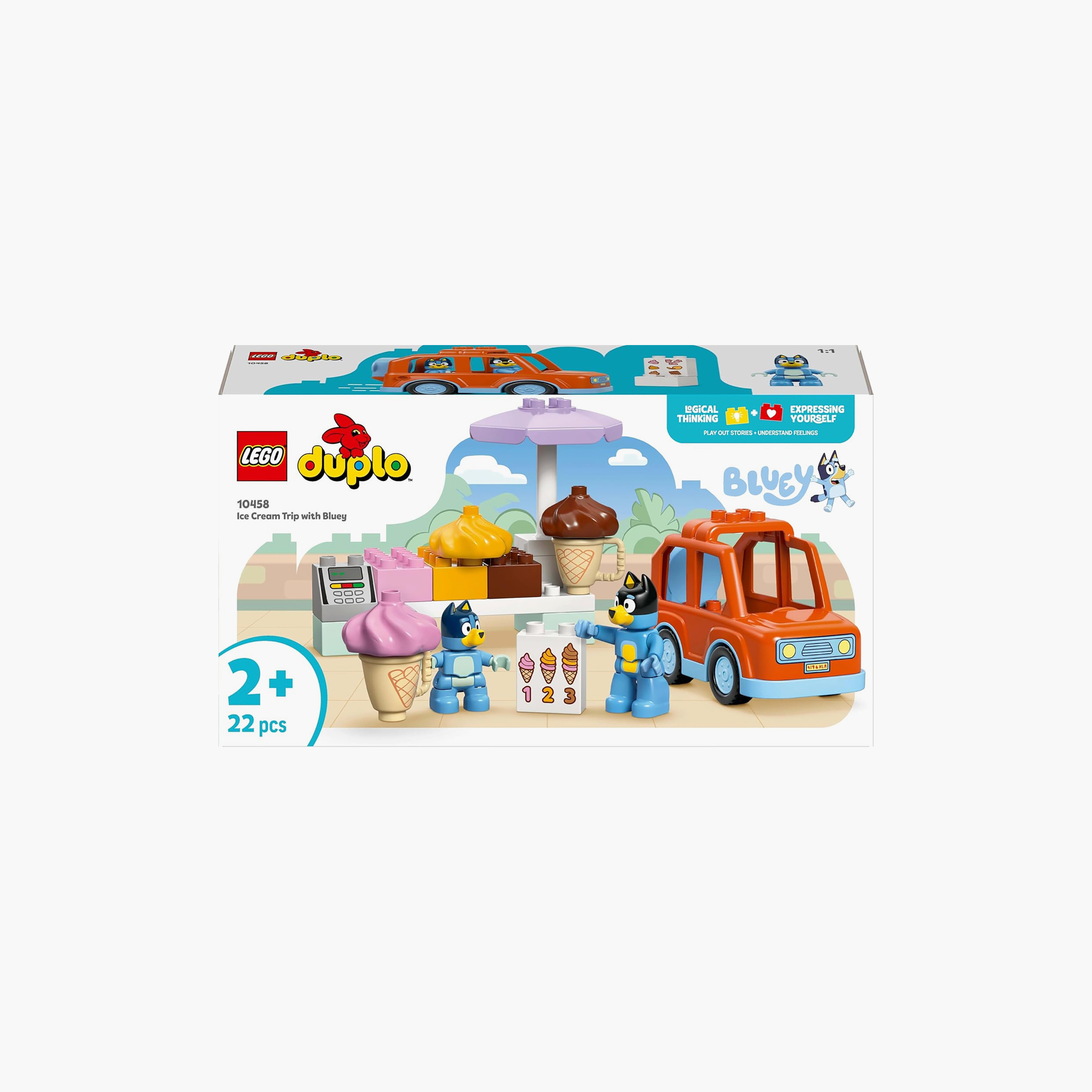 LEGO DUPLO Bluey Ice Cream Trip with Bluey Toddler Toy 10458-toys-buildingblocks-blocks-image-4