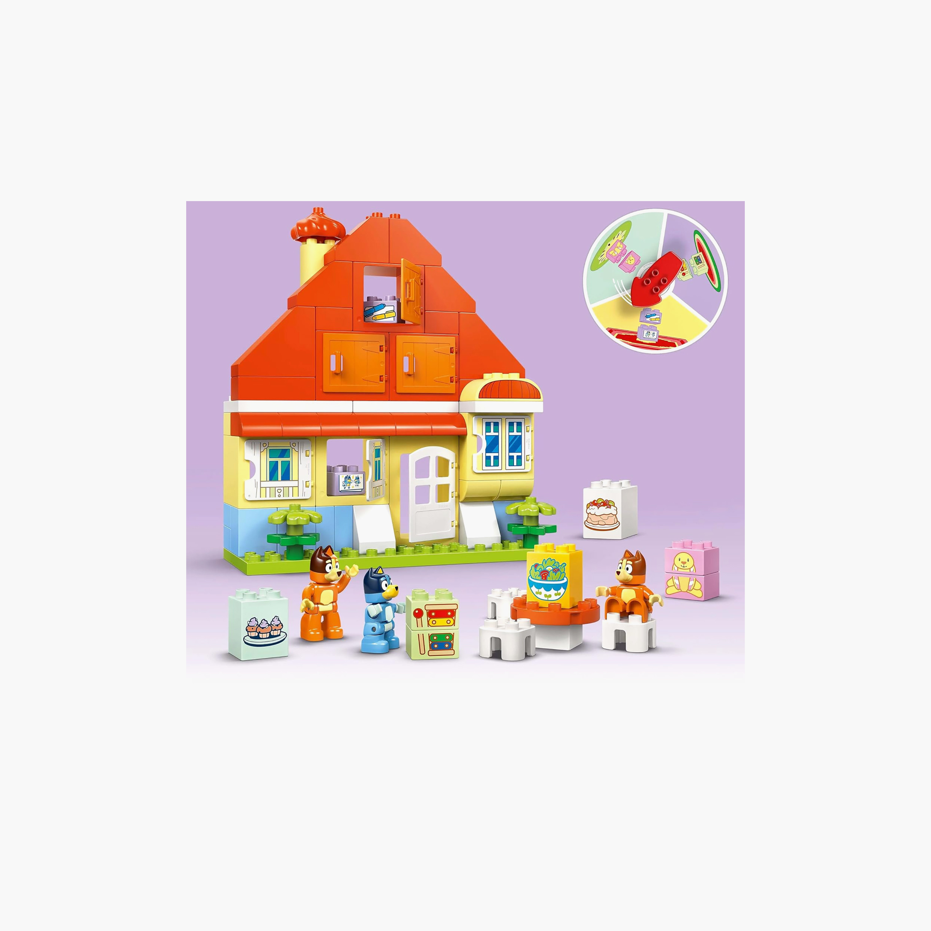 LEGO DUPLO Bluey: Bluey’s Family House with Memory Game Interactive Toy 10459-toys-buildingblocks-blocks-image-8