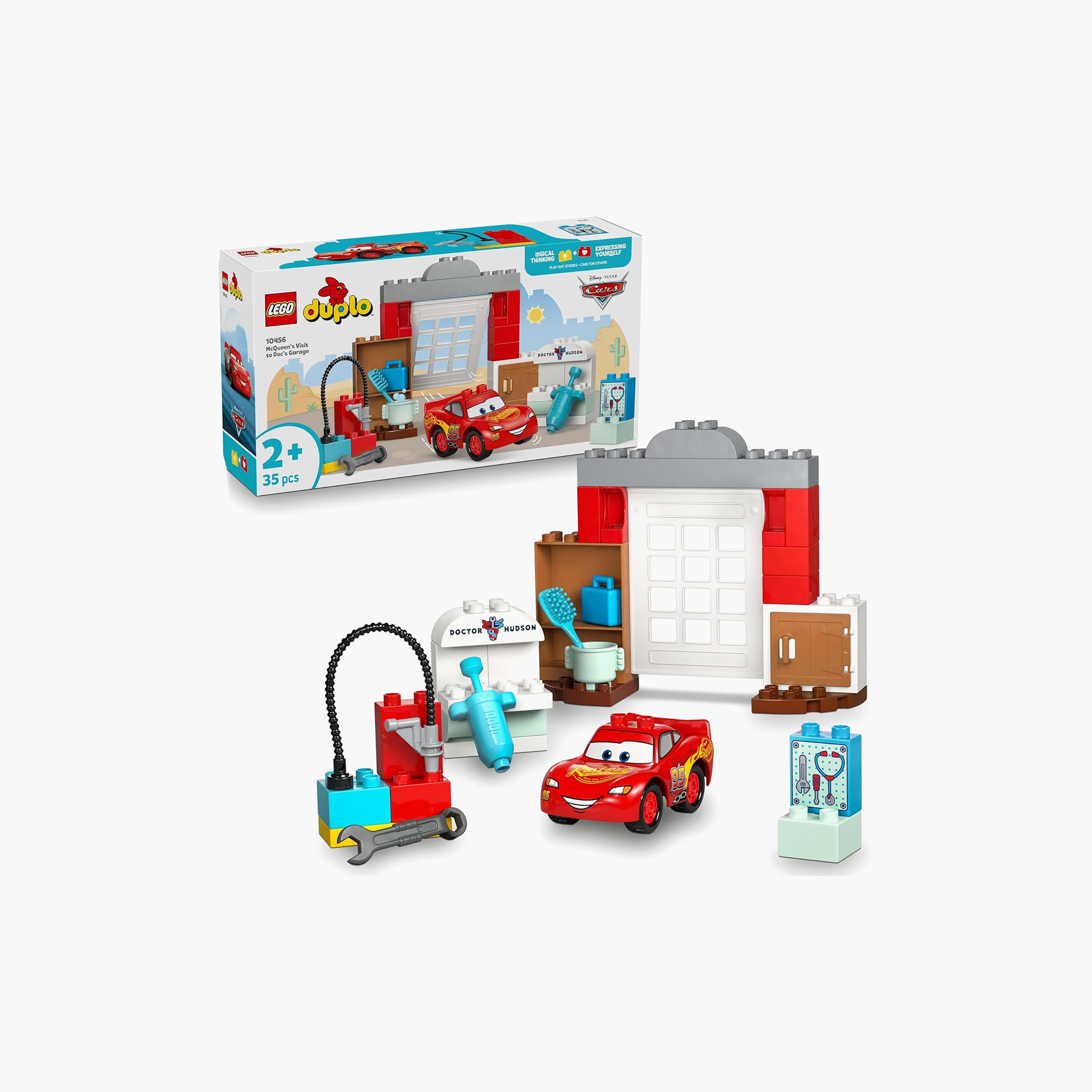 LEGO DUPLO │ Disney and Pixar Cars McQueen’s Visit to Doc’s Garage 10456-toys-buildingblocks-blocks-image-3