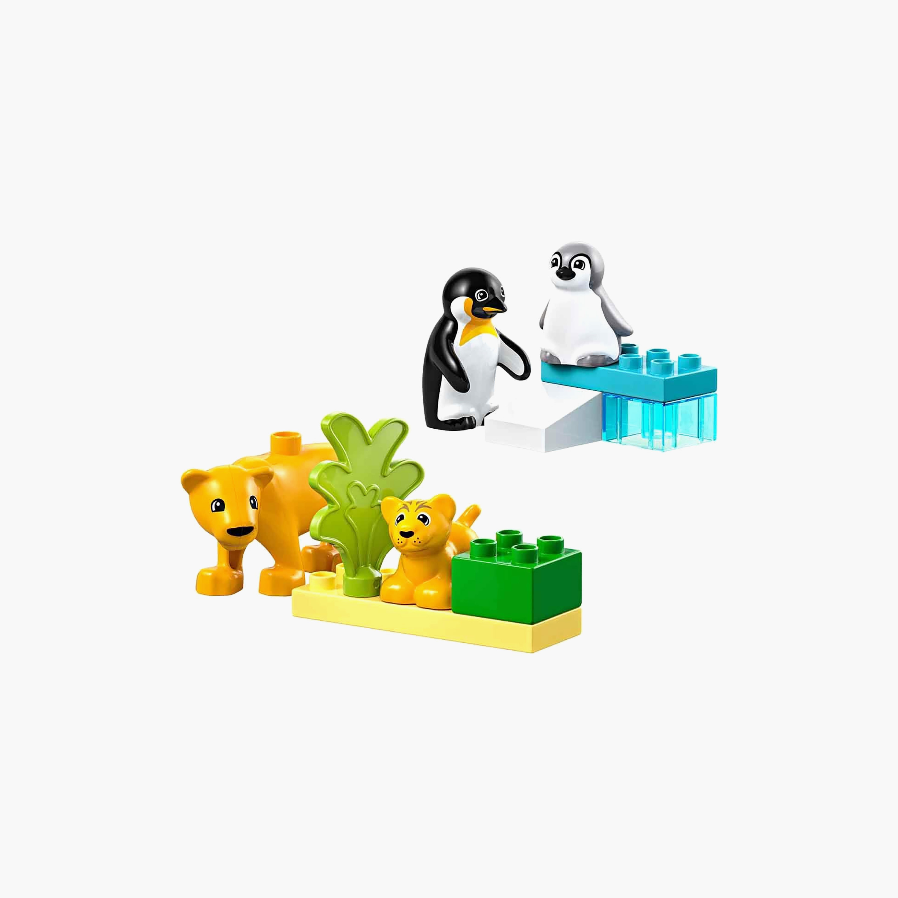 LEGO DUPLO Town Wild Animal Families: Penguins & Lions Imagination Toy 10442-toys-buildingblocks-blocks-image-1