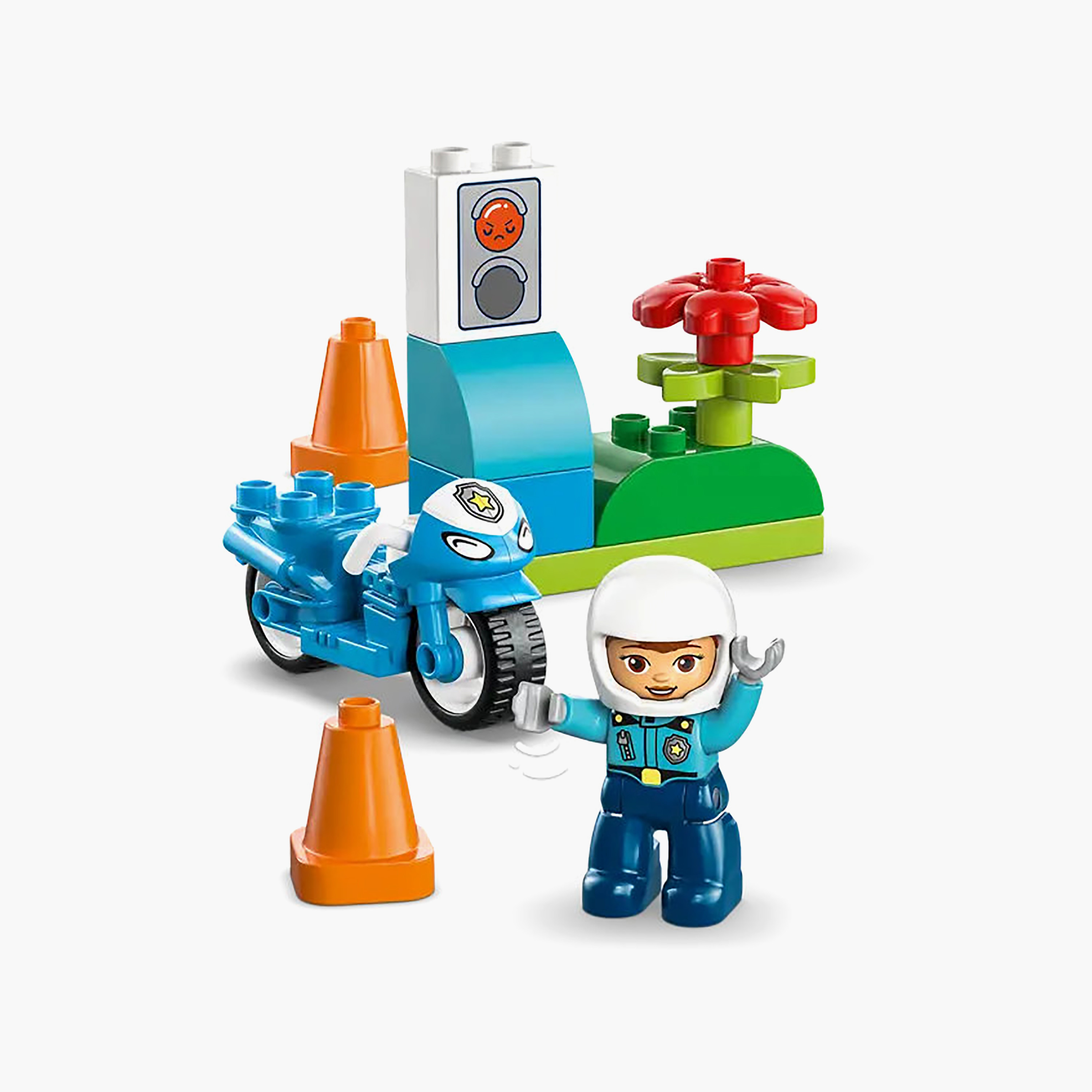 LEGO DUPLO Town Blue Police Motorcycle Playset 10471-toys-buildingblocks-blocks-image-1