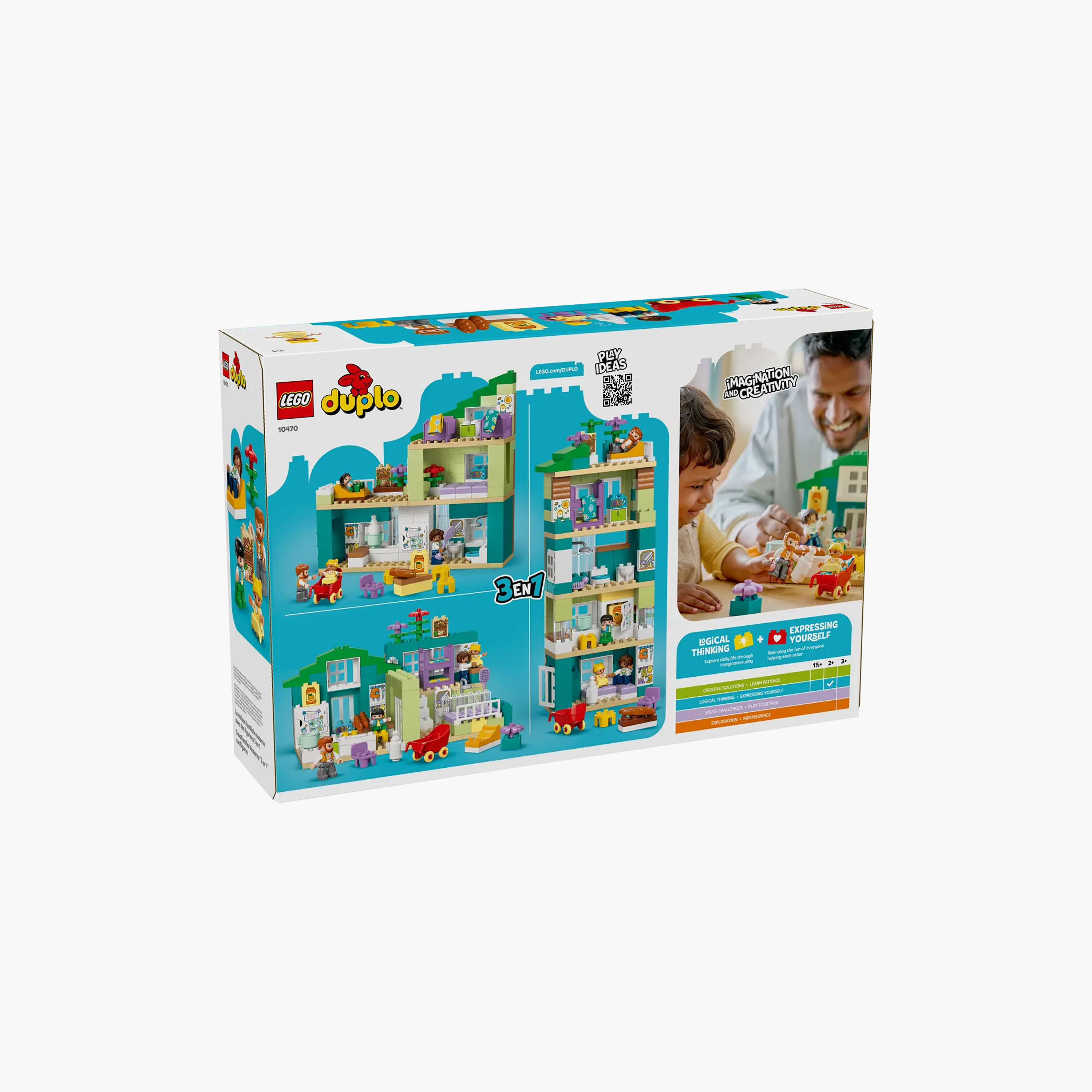 LEGO DUPLO Town 3 in 1 Modern Family House with Figures 10470-toys-buildingblocks-blocks-image-7
