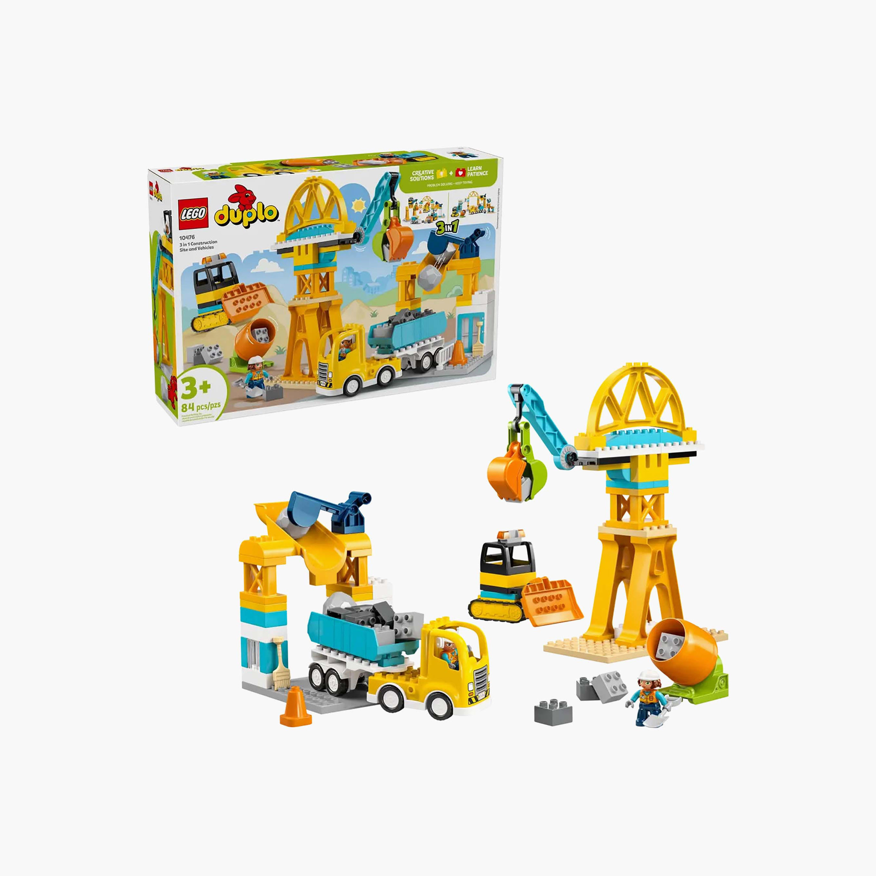LEGO DUPLO Town 3 in 1 Construction Site and Vehicles 10476-toys-buildingblocks-blocks-image-1