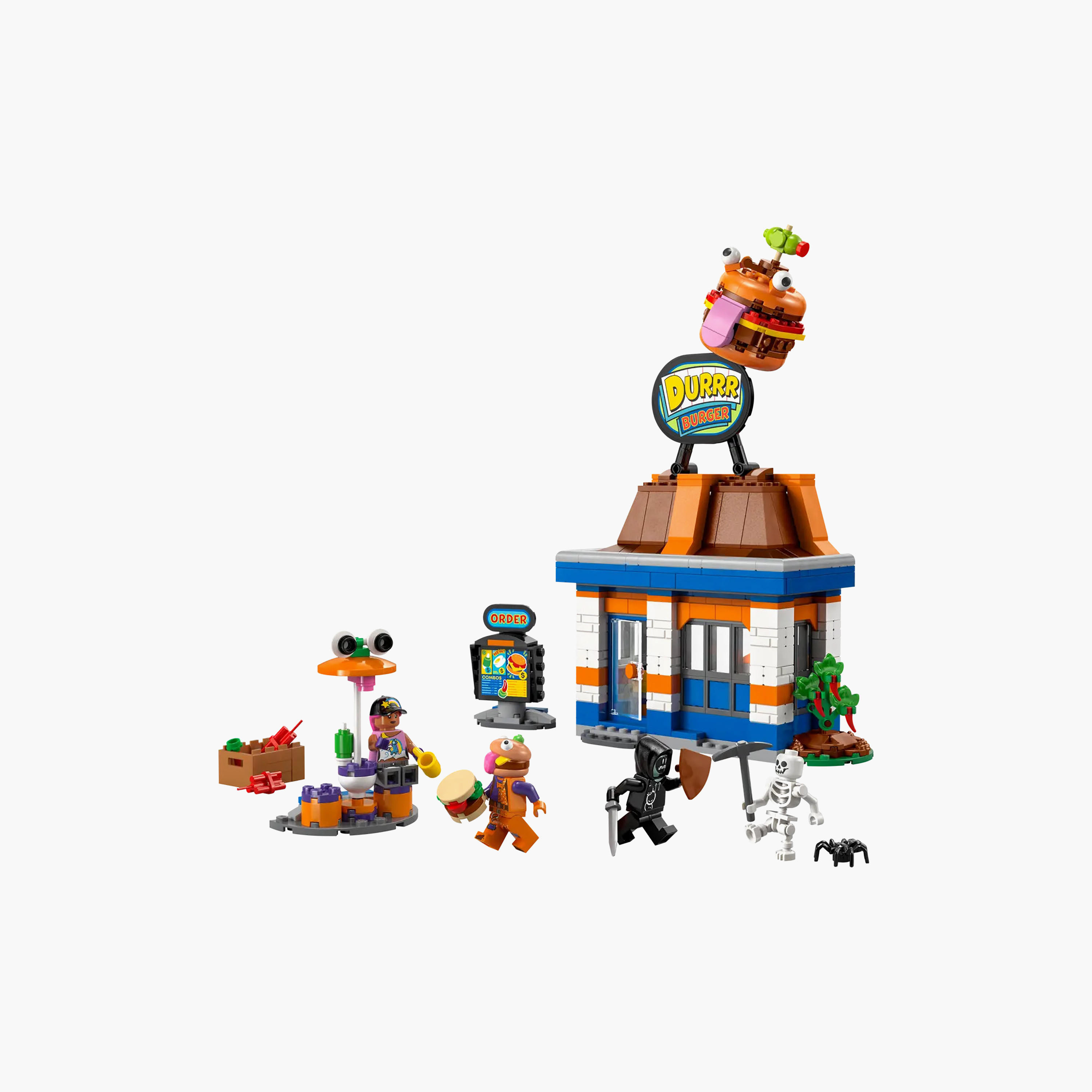 LEGO Fortnite Durrr Burger Restaurant Video Game Toy 77076-toys-buildingblocks-blocks-image-2