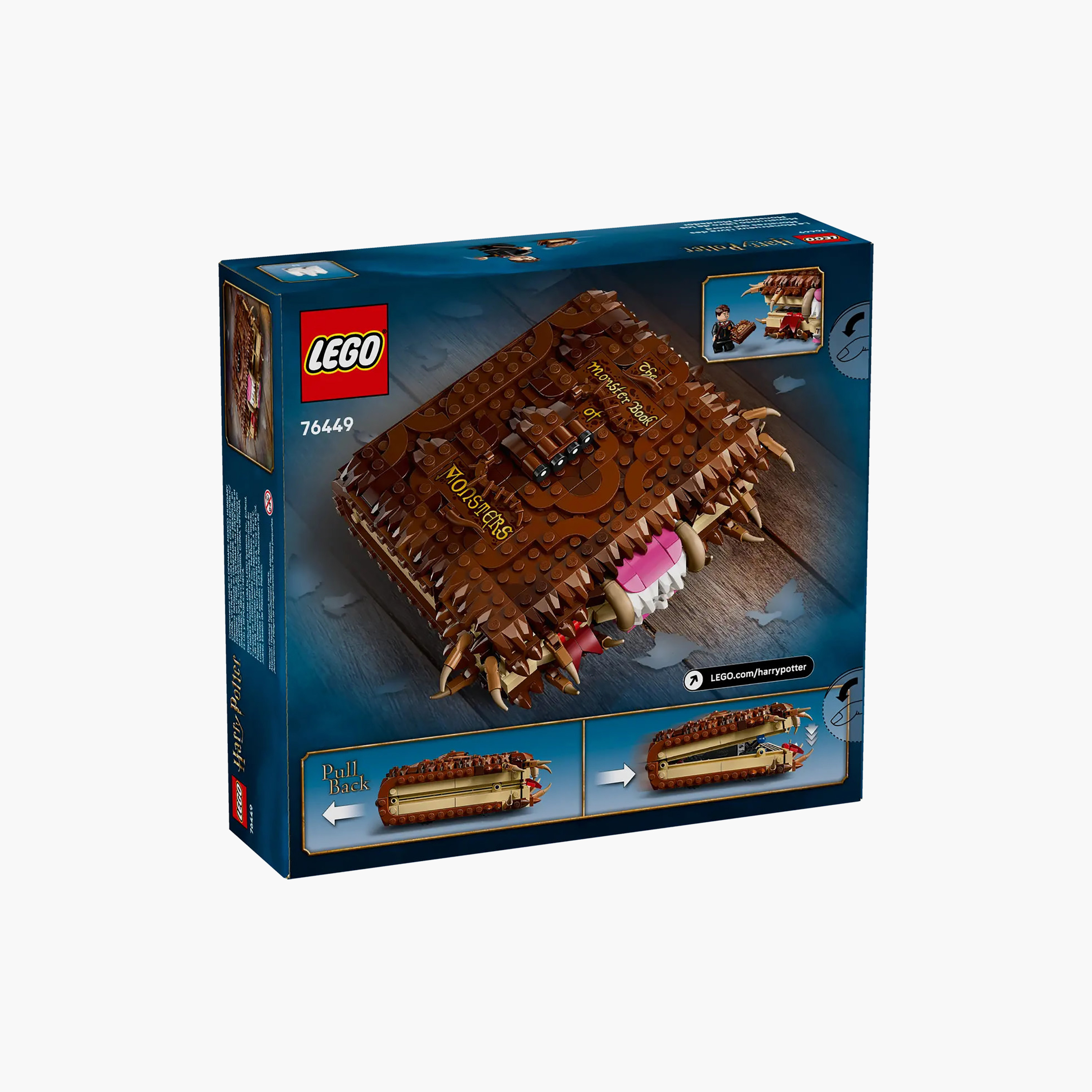 LEGO Harry Potter Chomping Monster Book of Monsters, Wizard Toy 76449-toys-buildingblocks-blocks-image-7