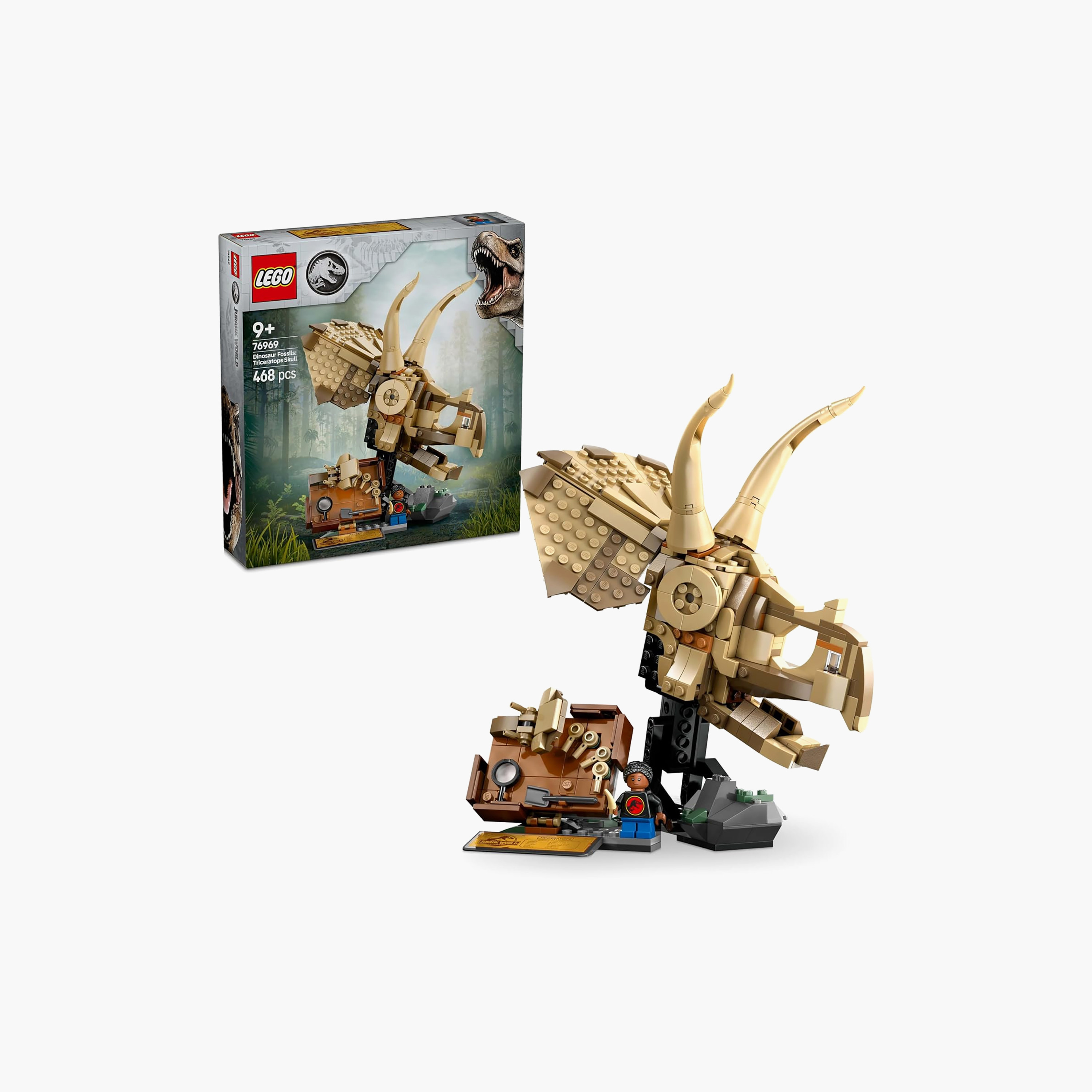 LEGO Jurassic World Dinosaur Fossils: Triceratops Skull Model Set 76969-toys-buildingblocks-blocks-image-4
