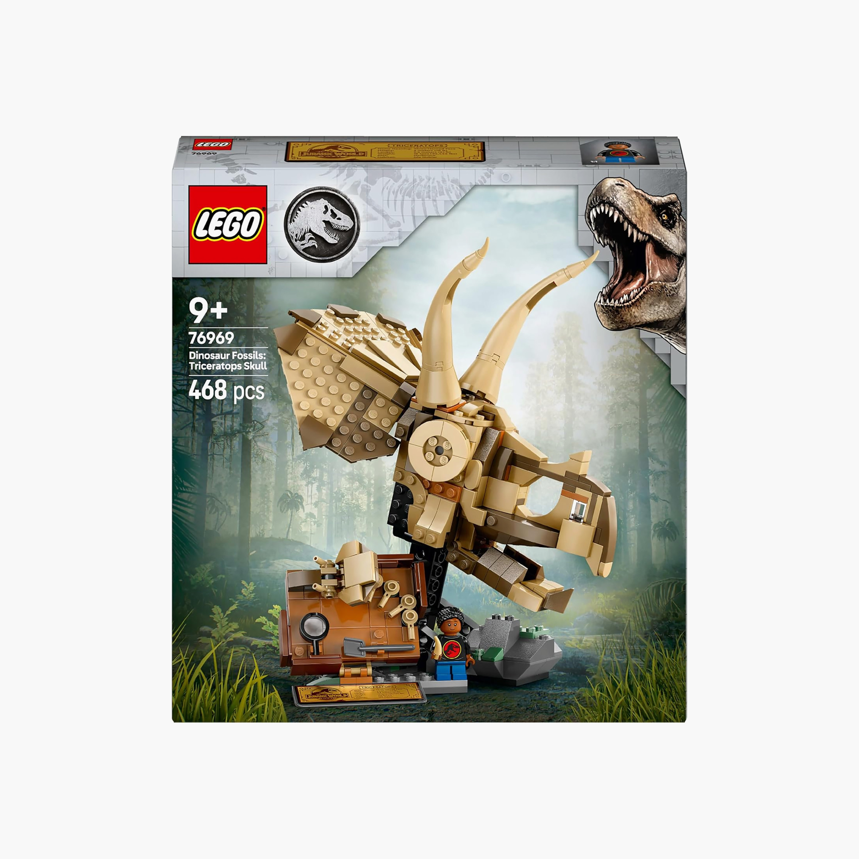 LEGO Jurassic World Dinosaur Fossils: Triceratops Skull Model Set 76969-toys-buildingblocks-blocks-image-9
