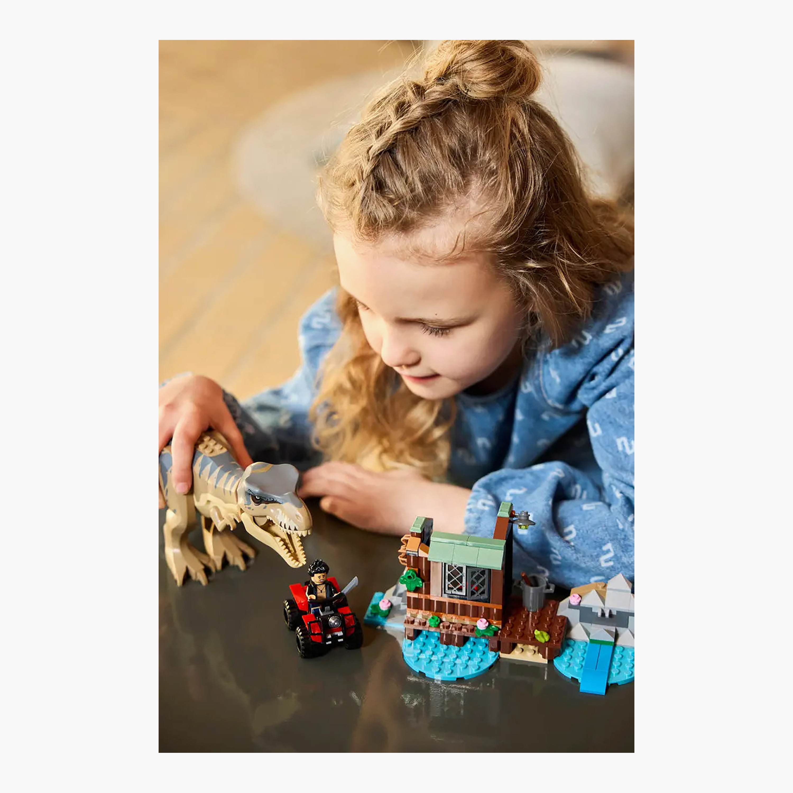 مجموعة بناء شخصية ديناصور هروب تي ريكس من النهر من جوراسيك وورلد 76975 من ليغو-toys-buildingblocks-blocks-image-5
