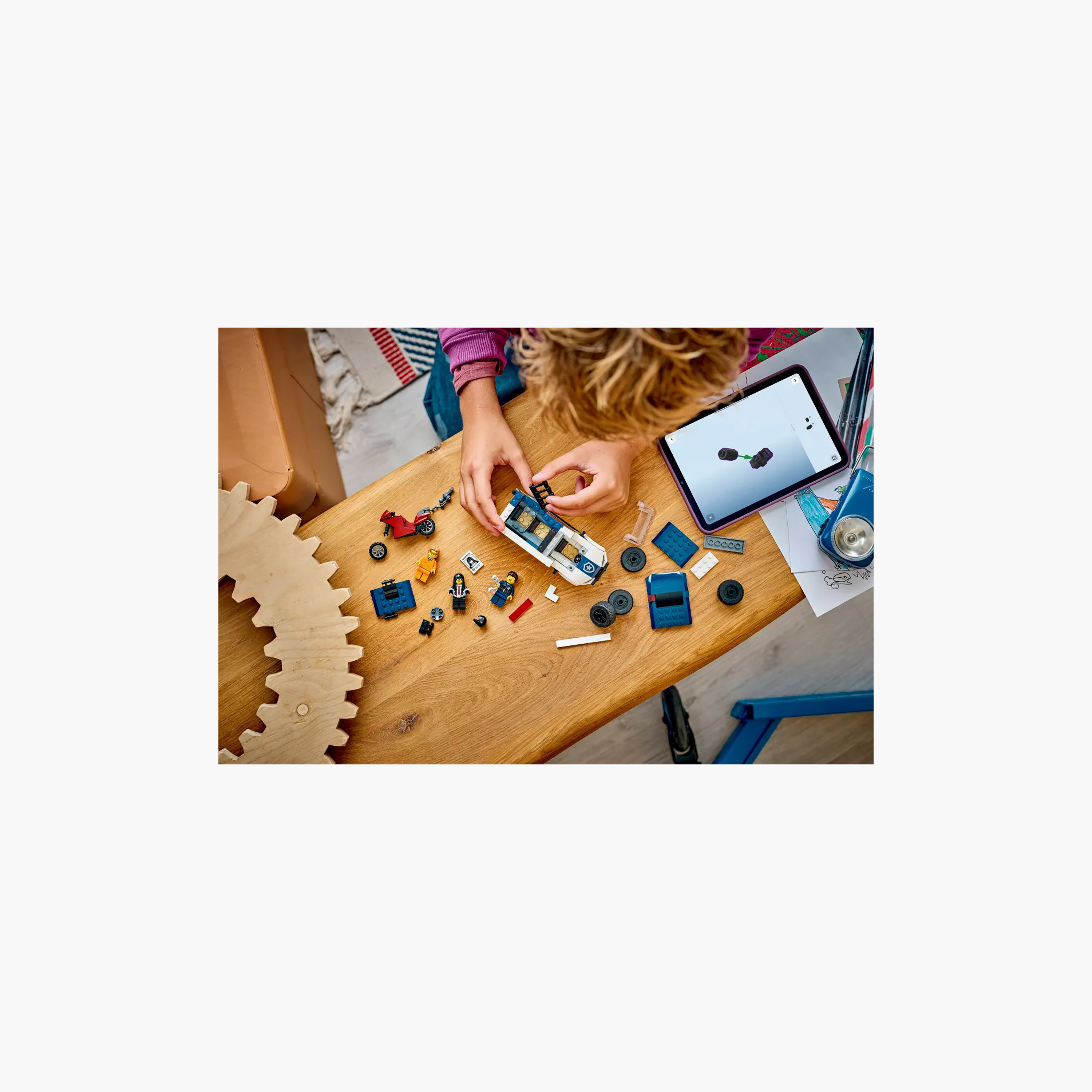 LEGO City Police Prisoner Transport Van Building Toy 60479-toys-buildingblocks-blocks-image-8